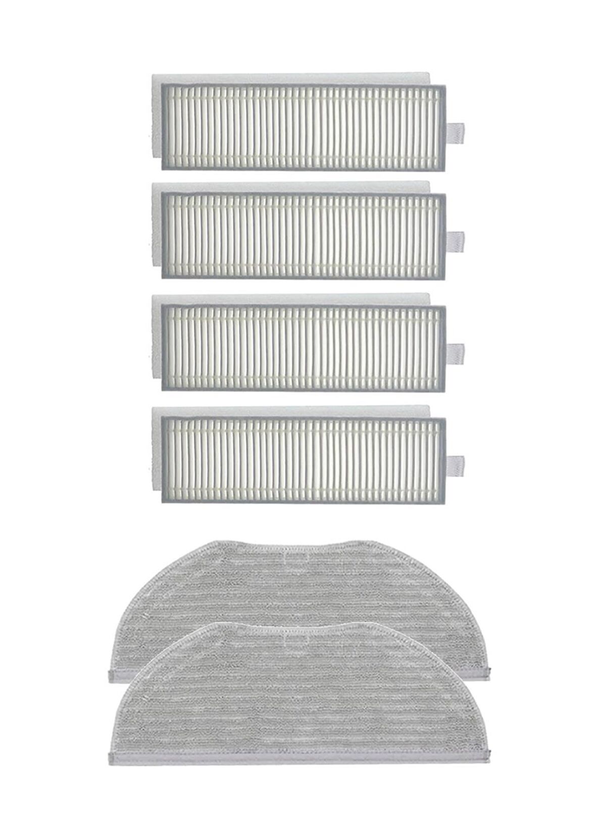 Xiaomi Vacuum Mop 2in1 Essential (MJSTG1) Robot Süpürge Uyumlu 6'lı Yedek Parça Seti