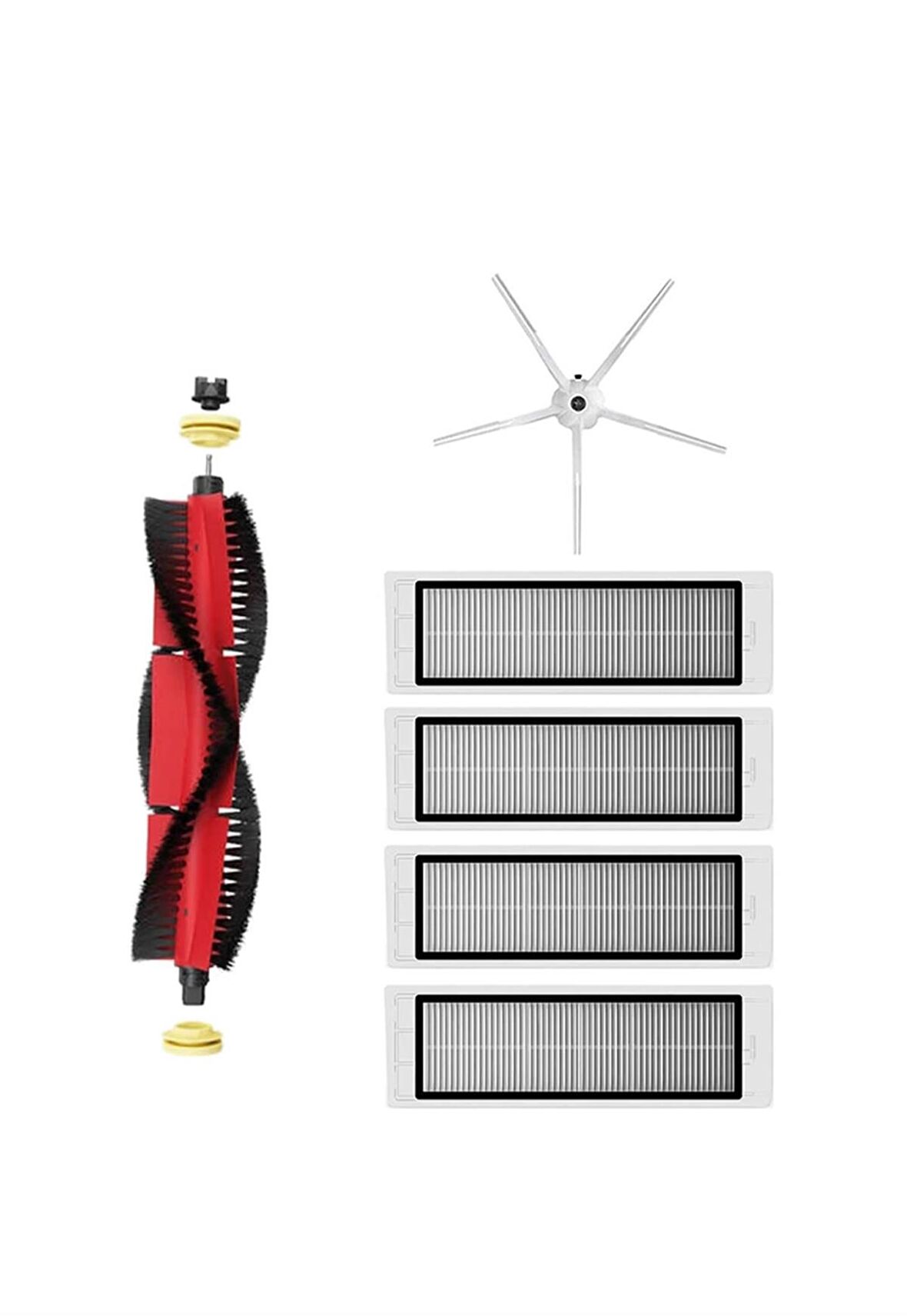 Roborock S5 Max Robot Süpürge Uyumlu 6'lı Yedek Parça Seti