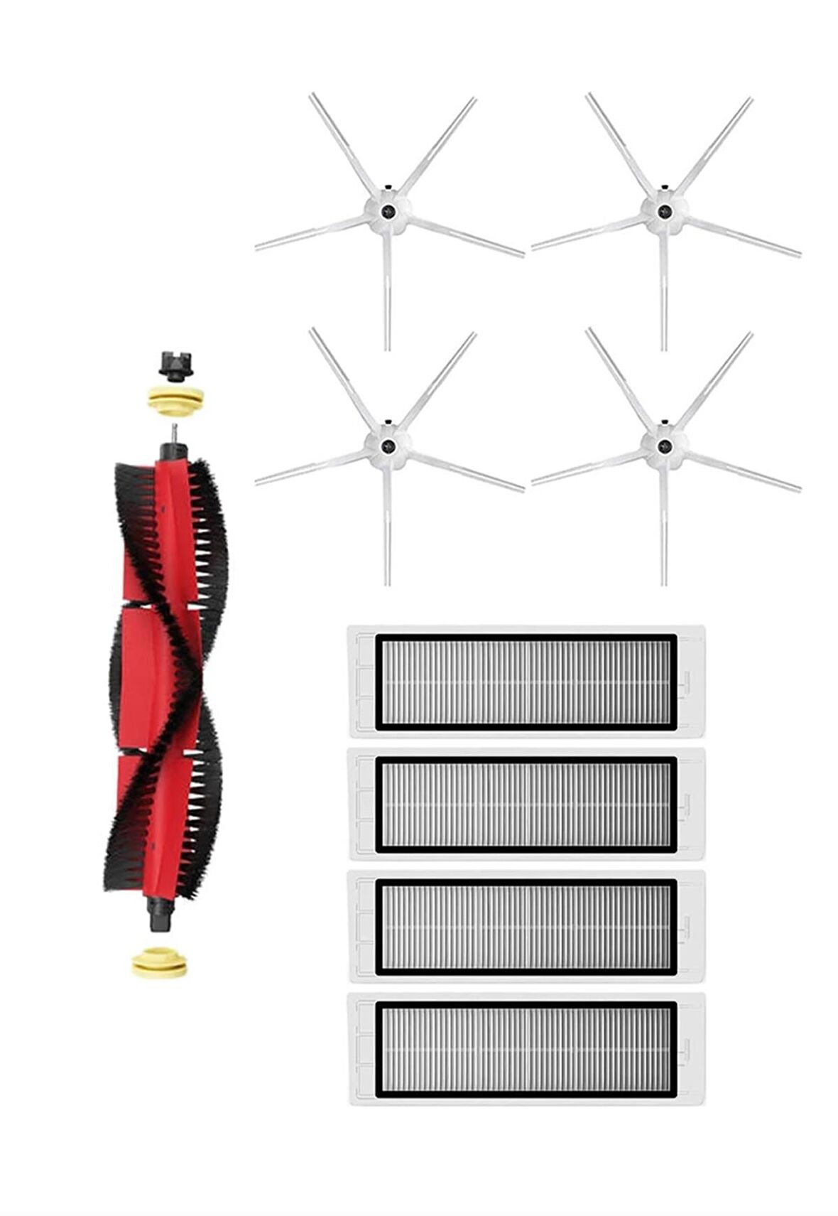 Roborock S5 Max Robot Süpürge Uyumlu 9'lu Yedek Parça Seti