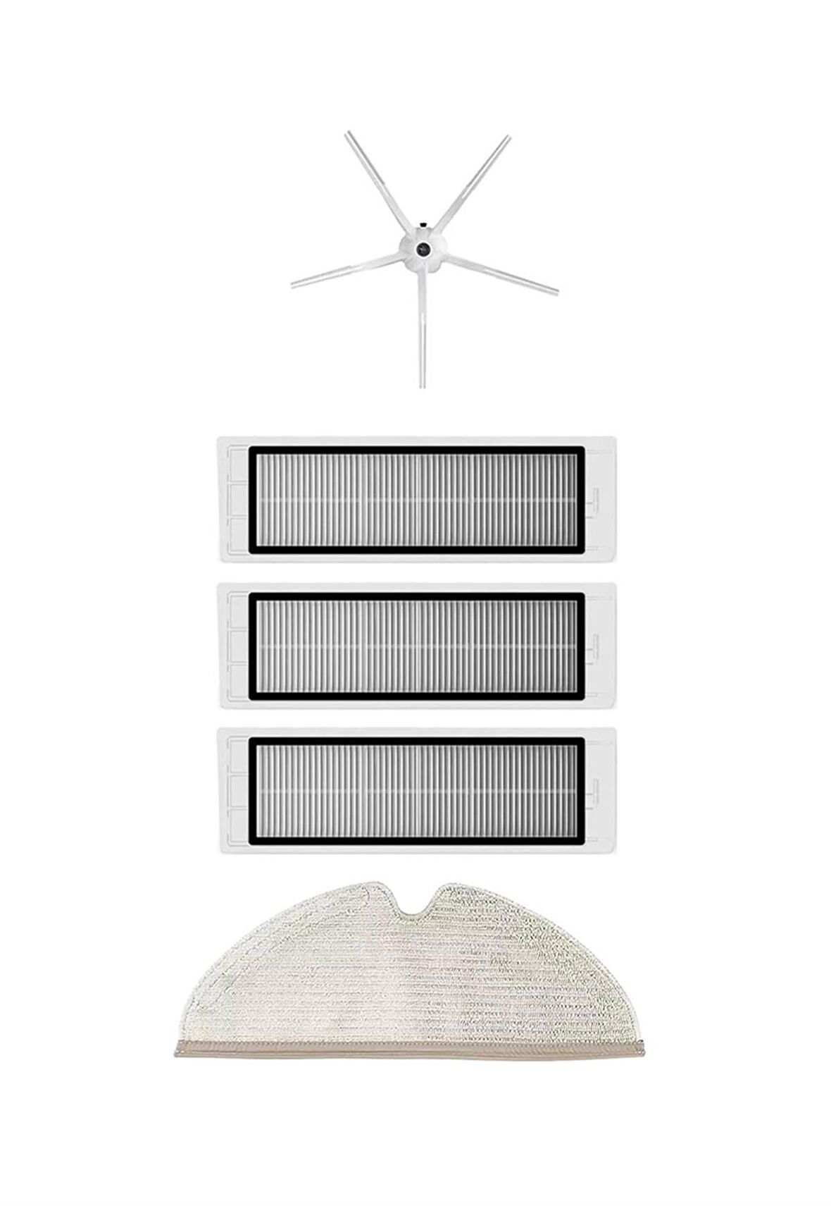 Roborock S5 Max Robot Süpürge Uyumlu 5'li Yedek Parça Seti