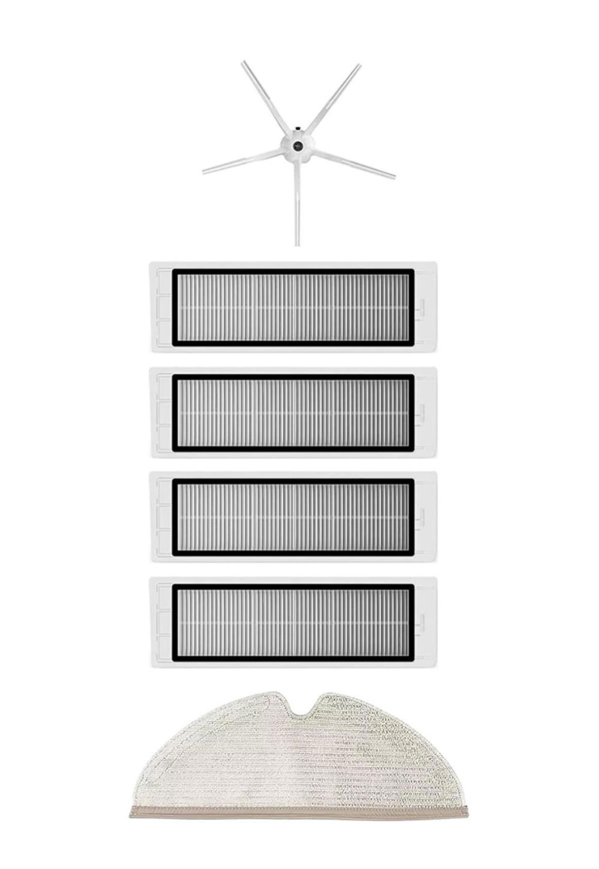 Roborock S5 Max Robot Süpürge Uyumlu 6'lı Yedek Parça Seti