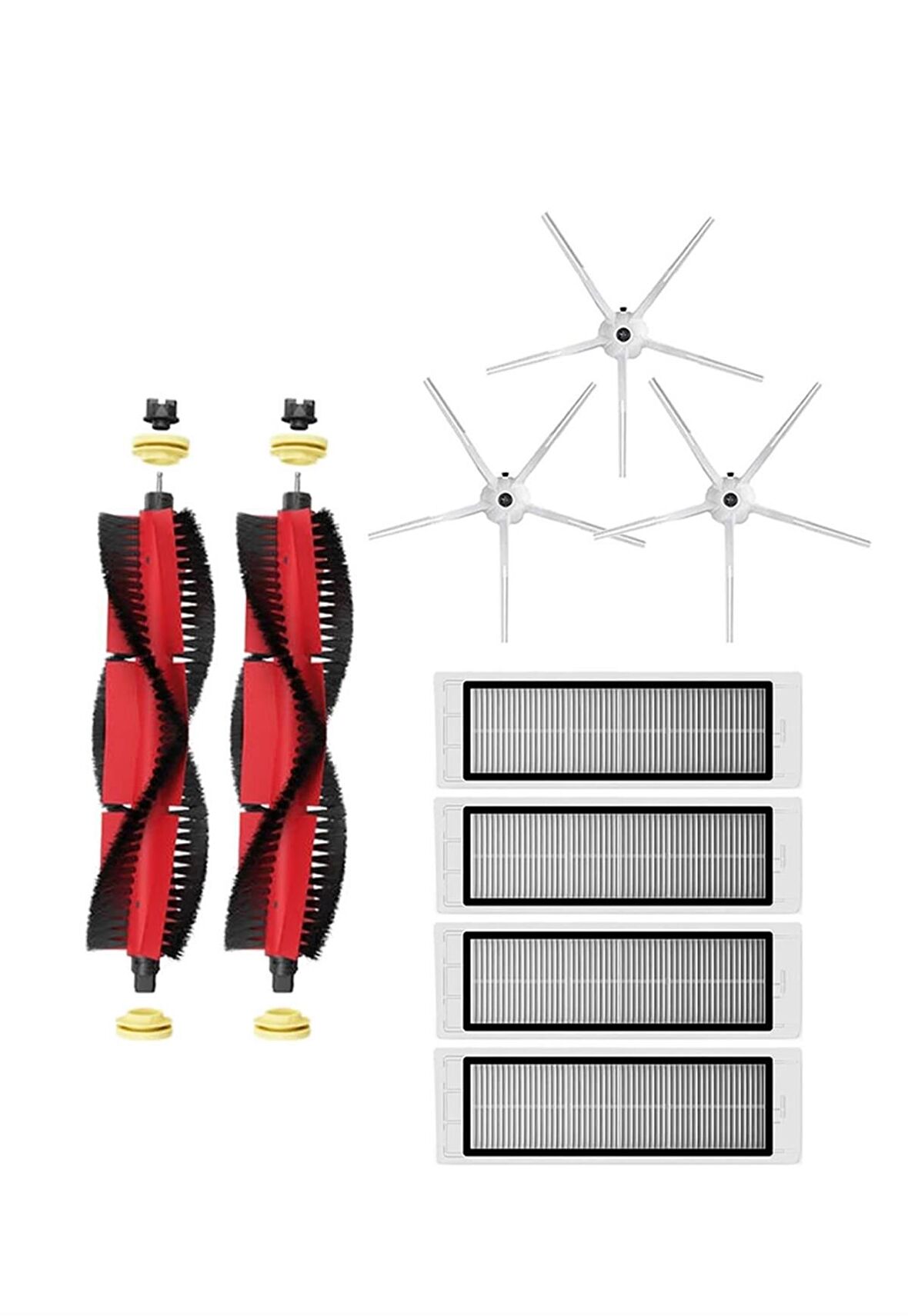 Roborock S5 Max Robot Süpürge Uyumlu 9'lu Yedek Parça Seti