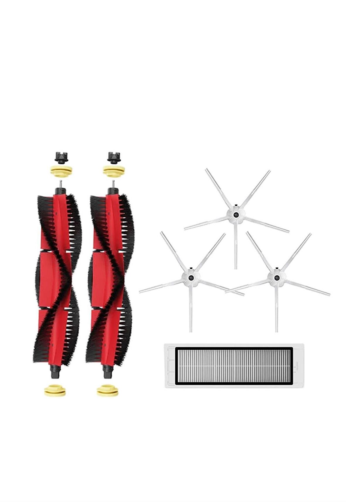 Roborock S5 Max Robot Süpürge Uyumlu 6'lı Yedek Parça Seti