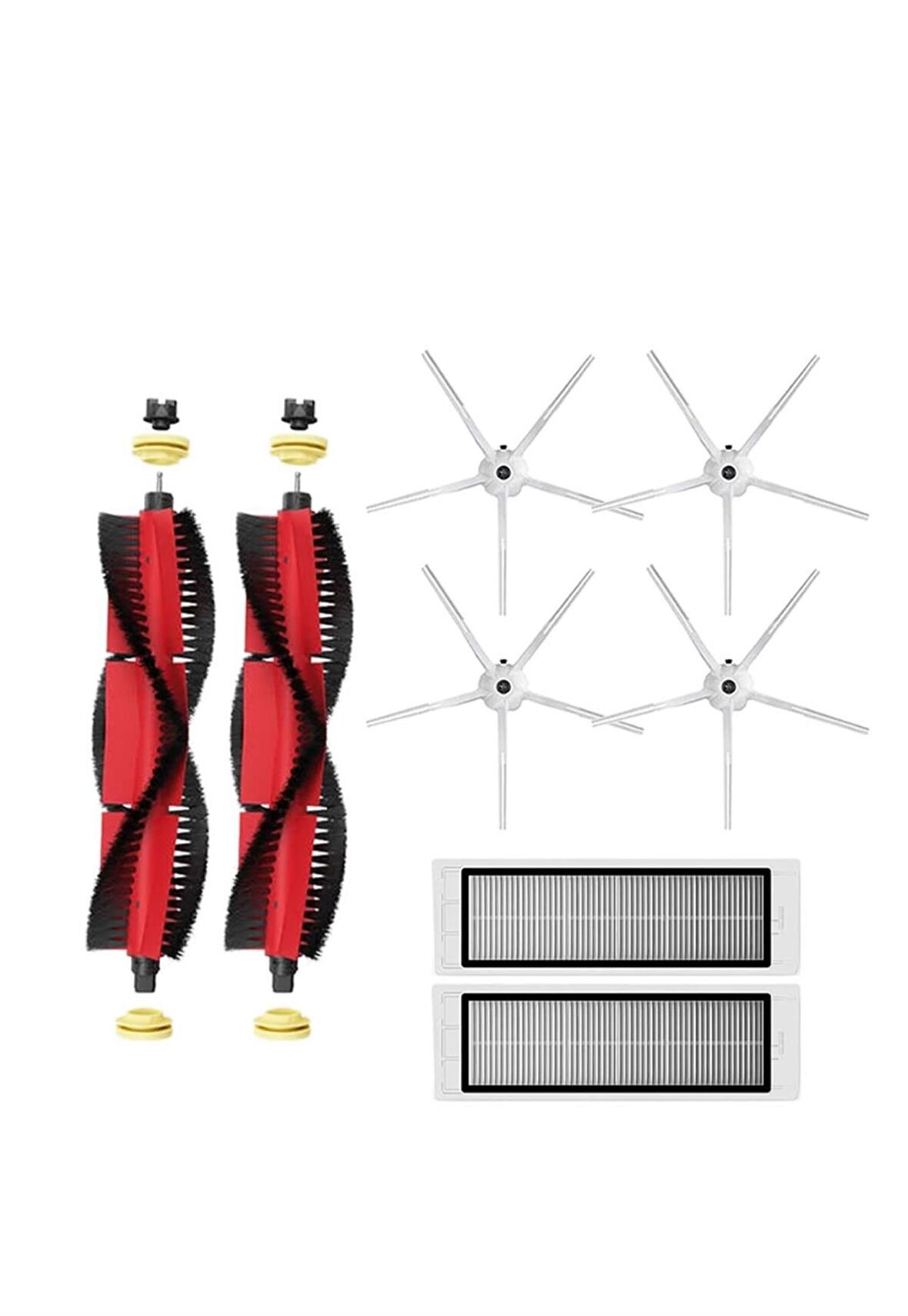 Roborock S5 Max Robot Süpürge Uyumlu 8'li Yedek Parça Seti