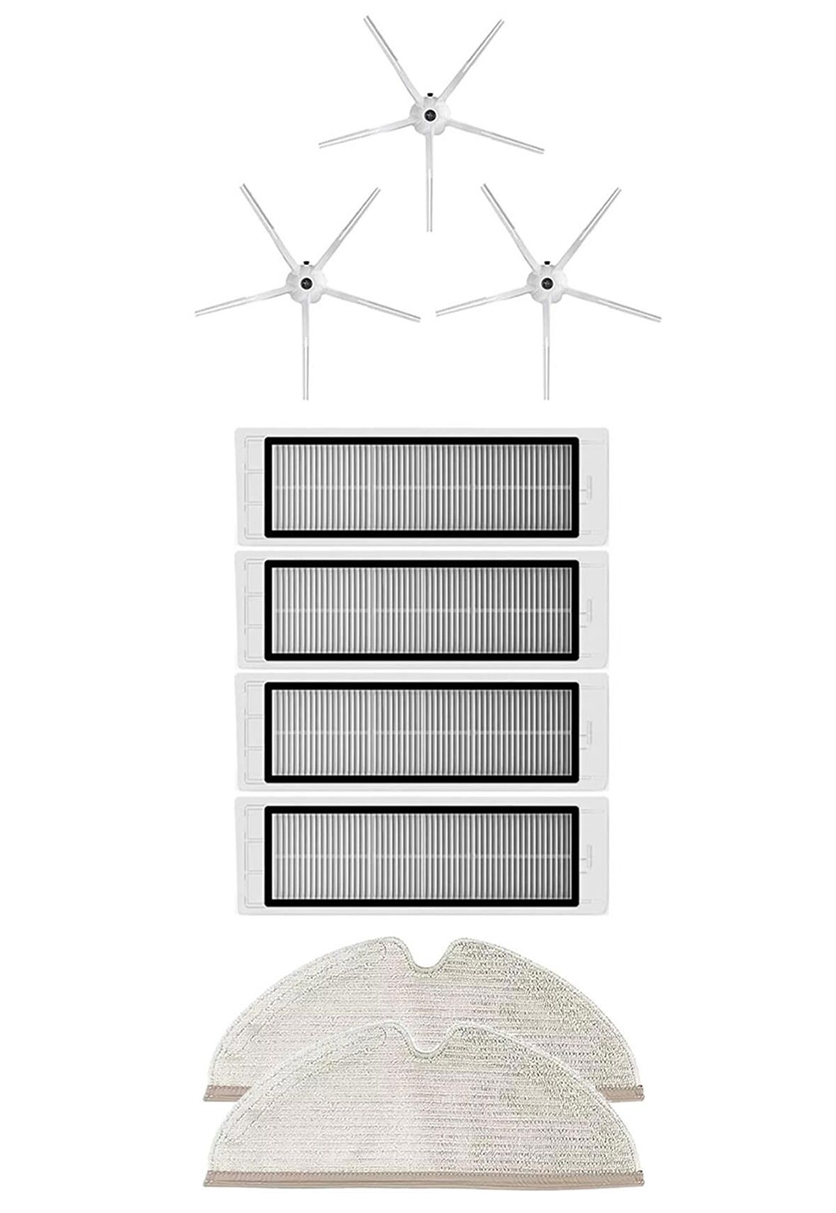 Roborock S5 Max Robot Süpürge Uyumlu 9'lu Yedek Parça Seti