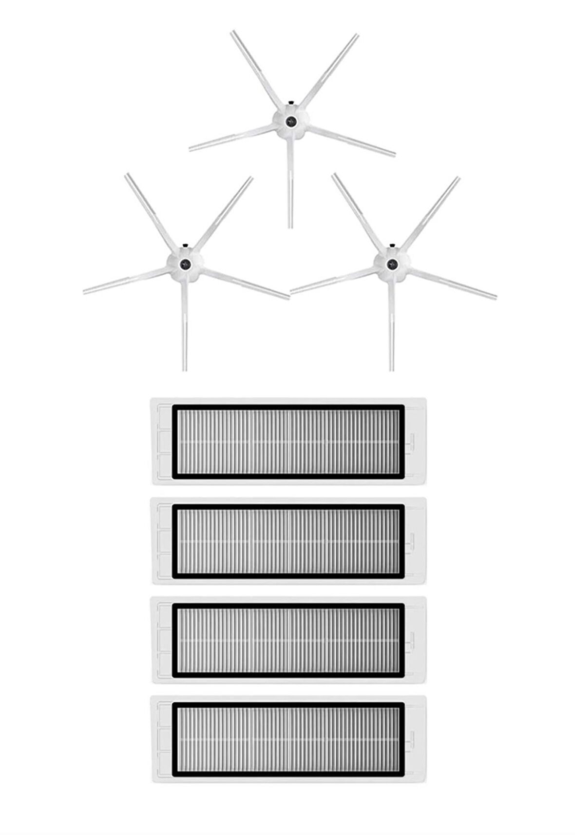 Roborock S5 Max Robot Süpürge Uyumlu7'li Yedek Parça Seti
