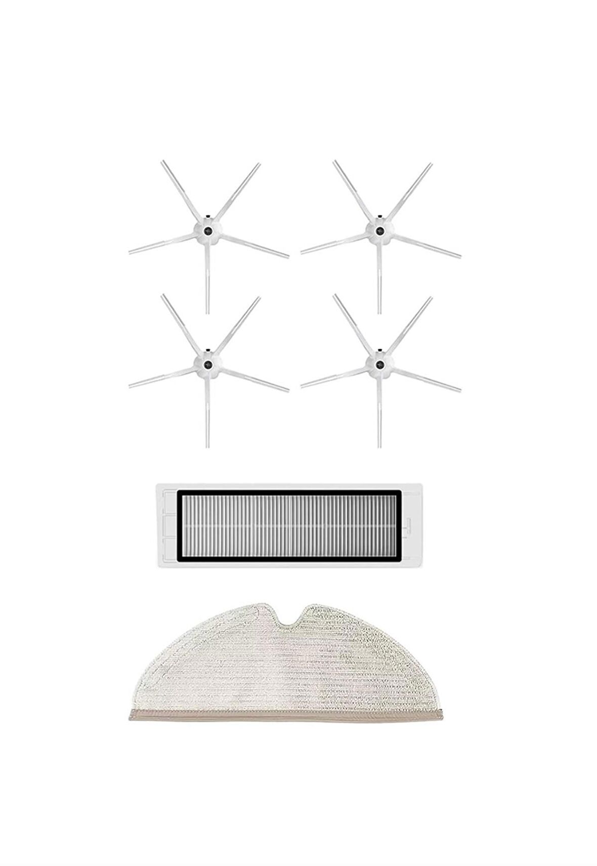 Roborock S5 Max Robot Süpürge Uyumlu 6'lı Yedek Parça Seti