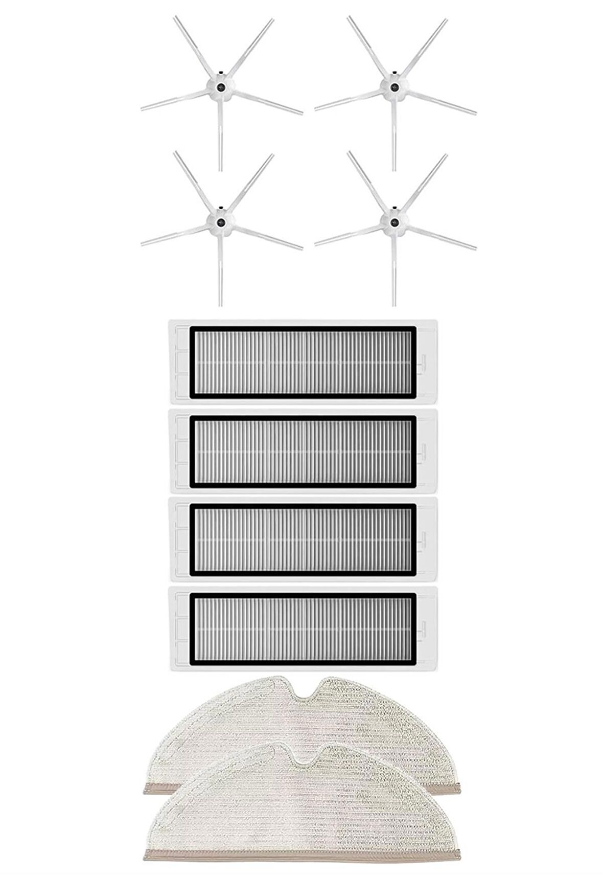 Roborock S5 Max Robot Süpürge Uyumlu 8'li Yedek Parça Seti