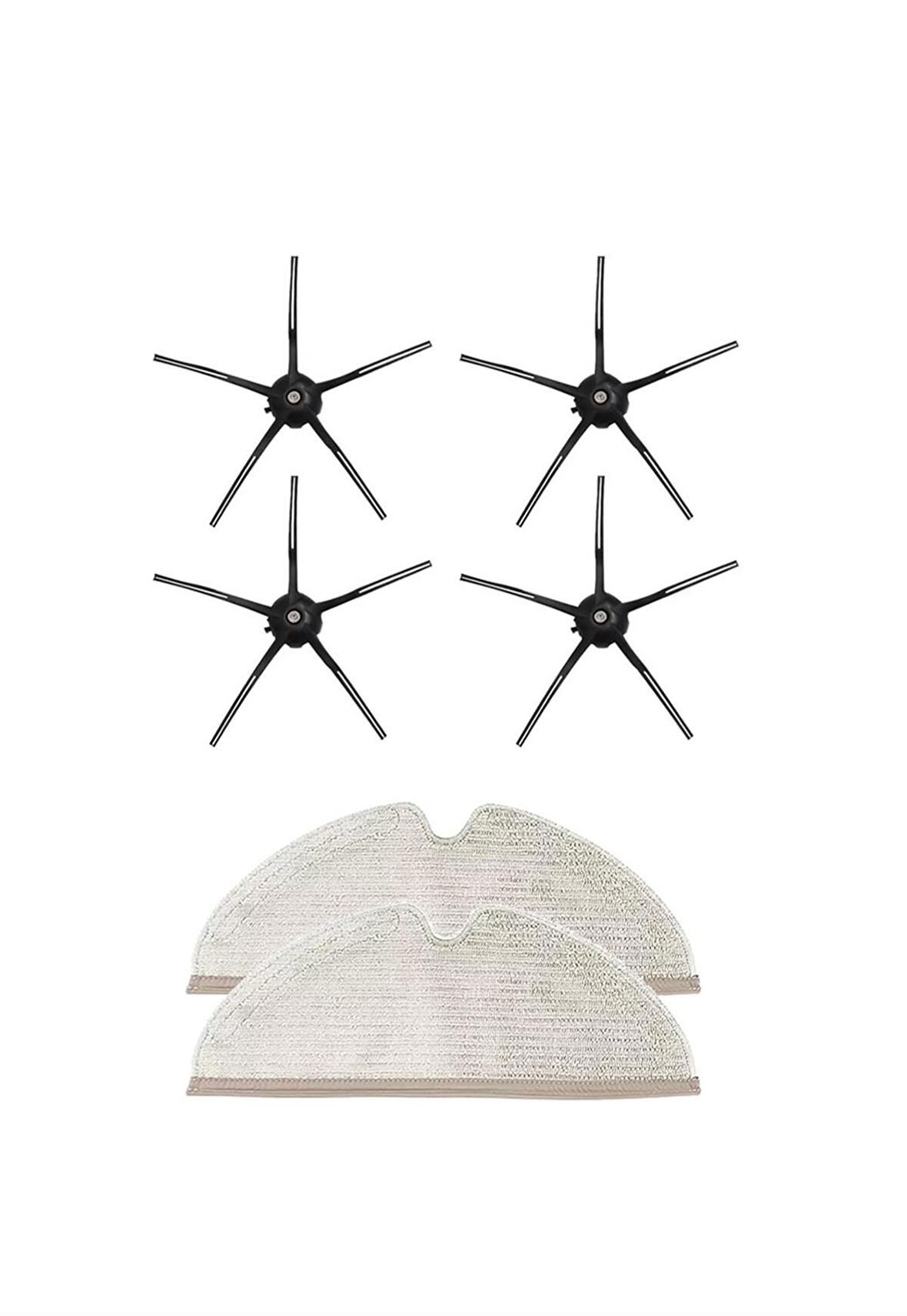 Roborock S5 Max Robot Süpürge Uyumlu 6'lı Yedek Parça Seti