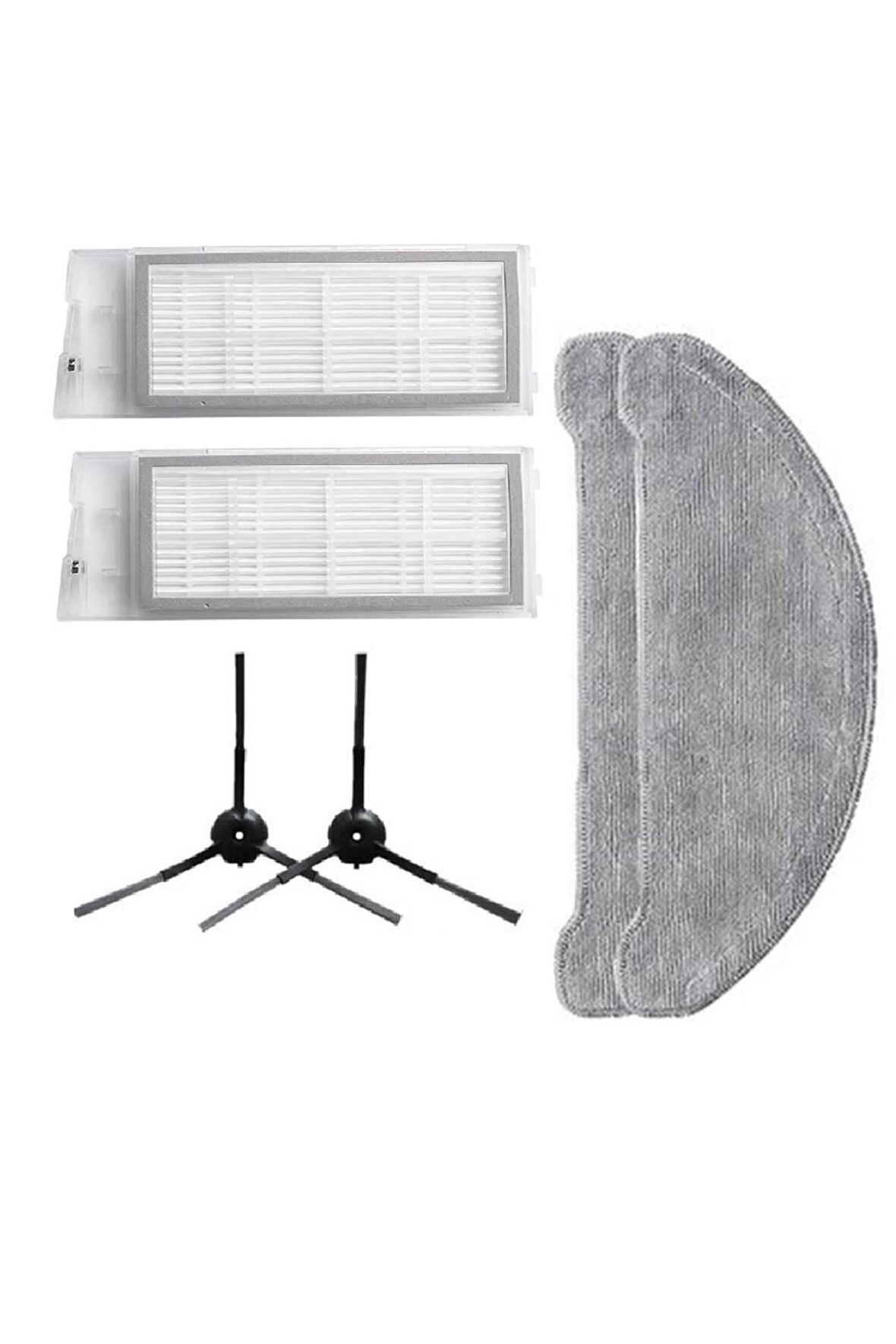 Roidmi Eve Plus Robot Süpürge Uyumlu 6'lı Yedek Parça Seti