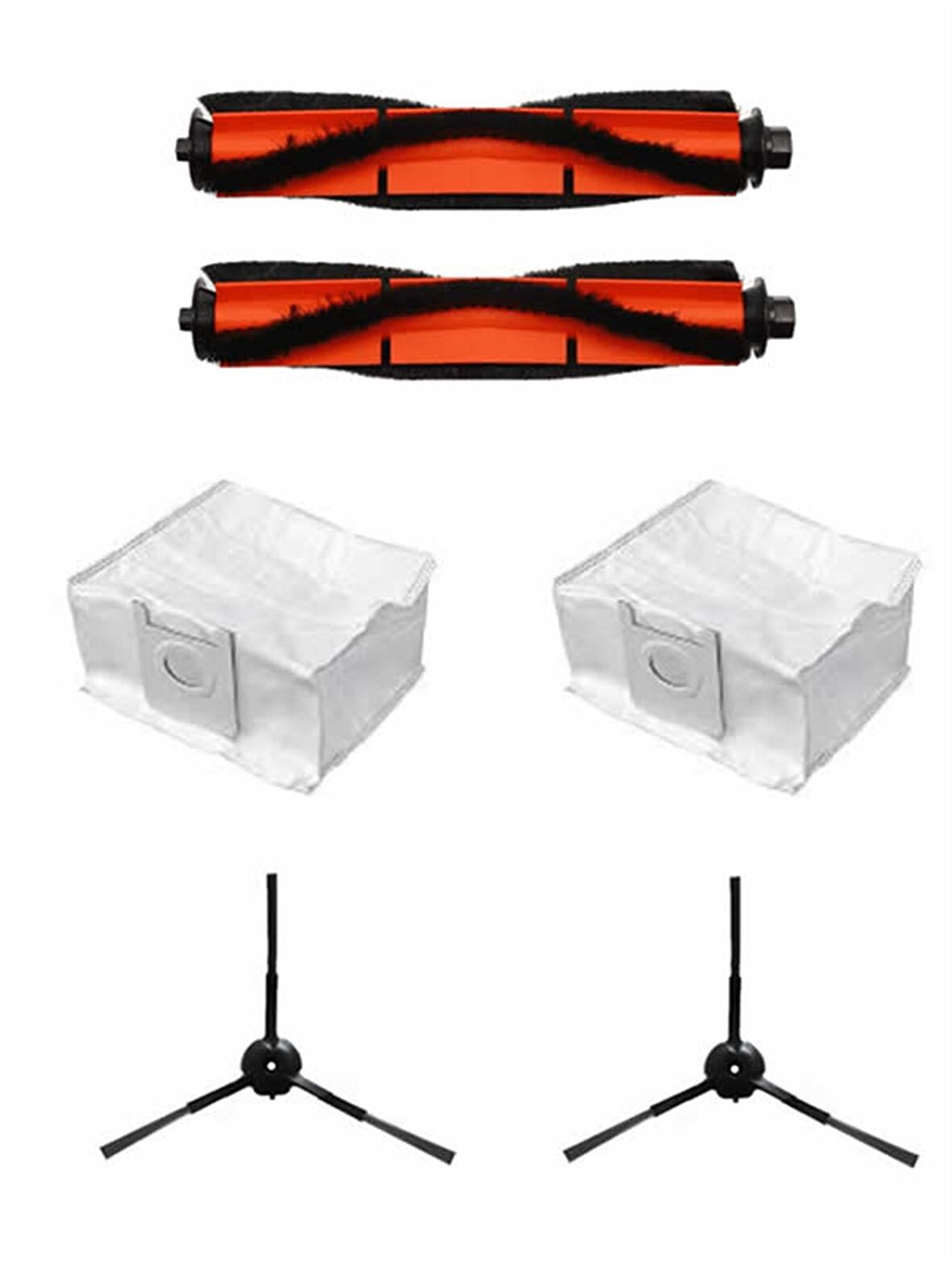 Roidmi Eve Plus Robot Süpürge Uyumlu 6'lı Yedek Parça Seti 