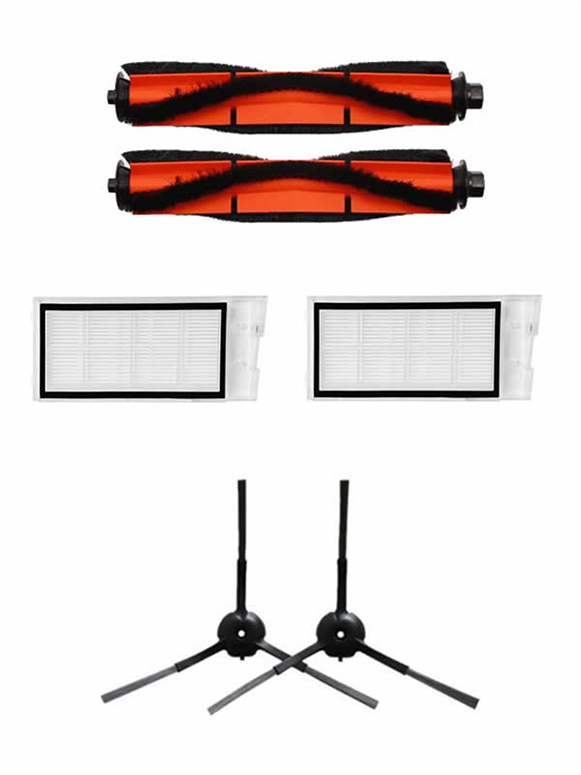 Roidmi Eve Robot Süpürge Uyumlu 6'lı Yedek Parça Seti