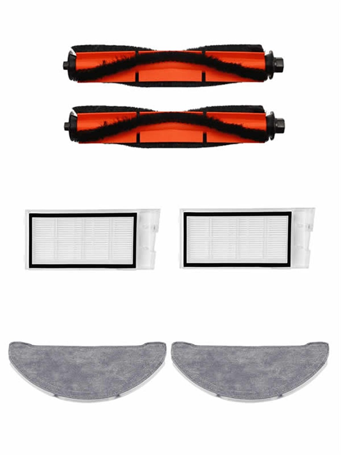 Roidmi Eve Robot Süpürge Uyumlu 6'lı Yedek Parça Seti