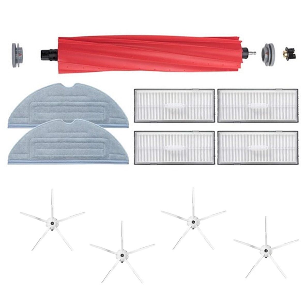 Roborock S7 Robot Süpürge Uyumlu 11'li Yedek Parça Seti