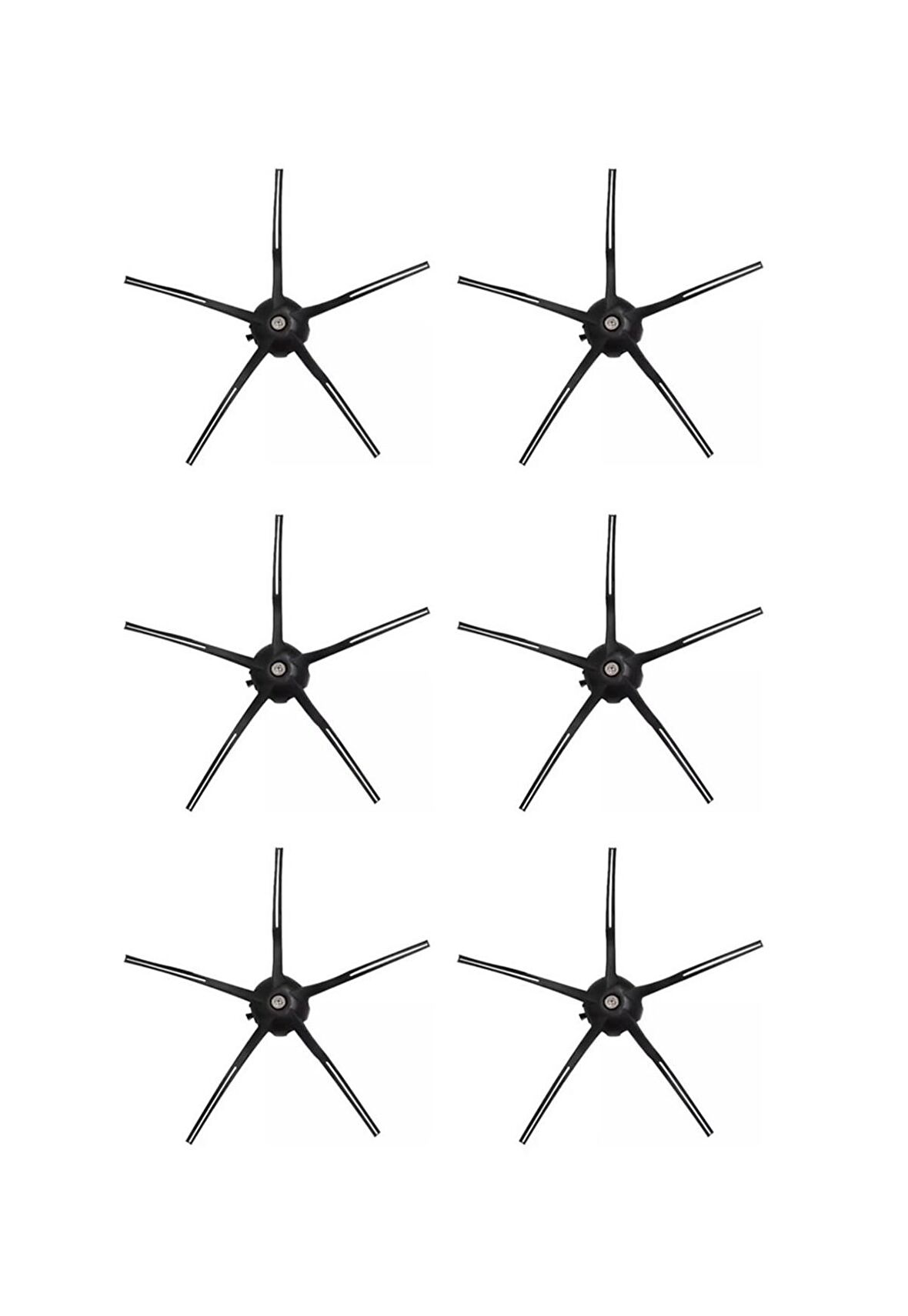 Roborock S6 Pure Robot Süpürge Uyumlu 6'lı Yan Fırça - Yedek Parça Seti