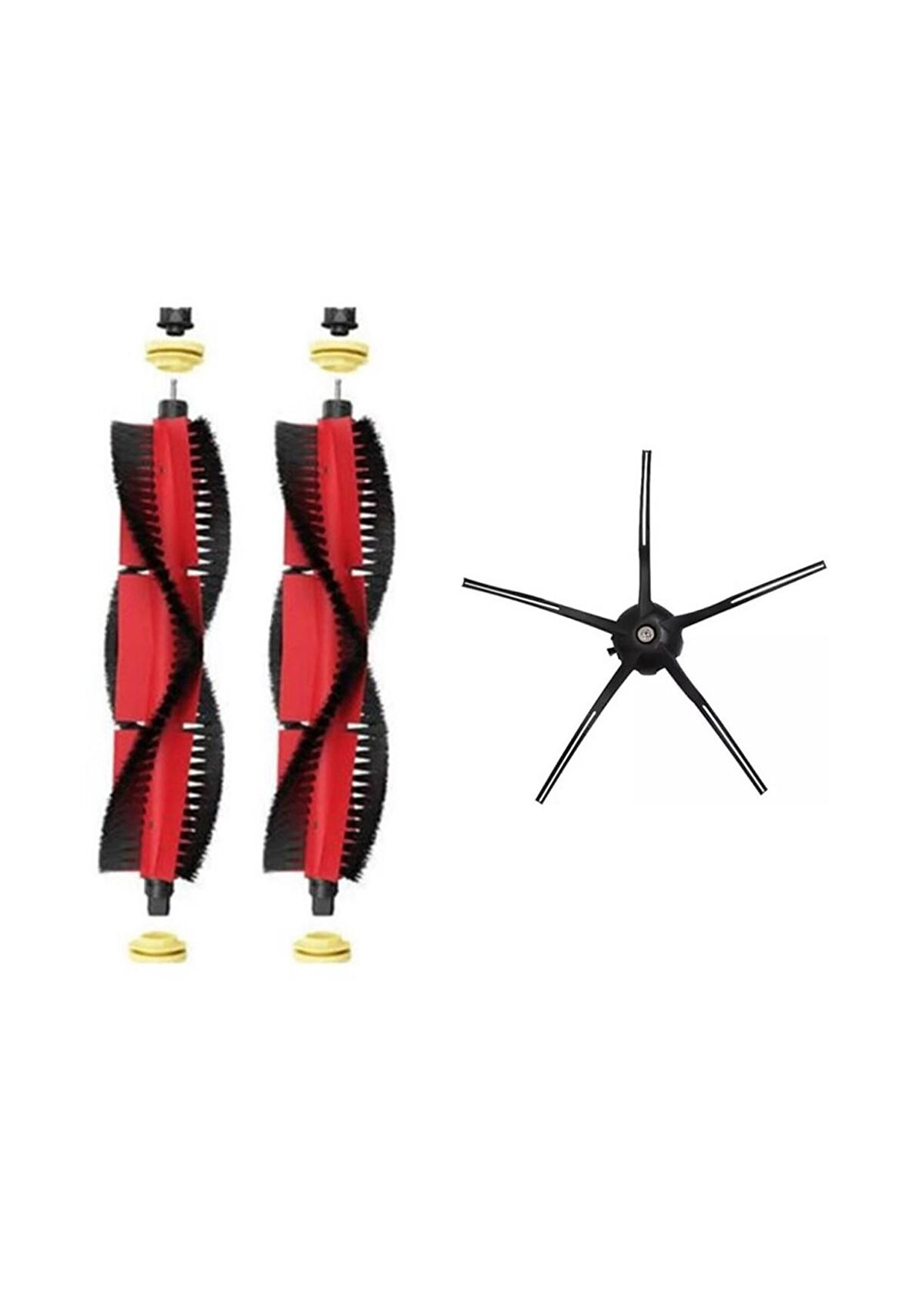 Roborock S5 Max Robot Süpürge Uyumlu 3'lü Yedek Parça Seti