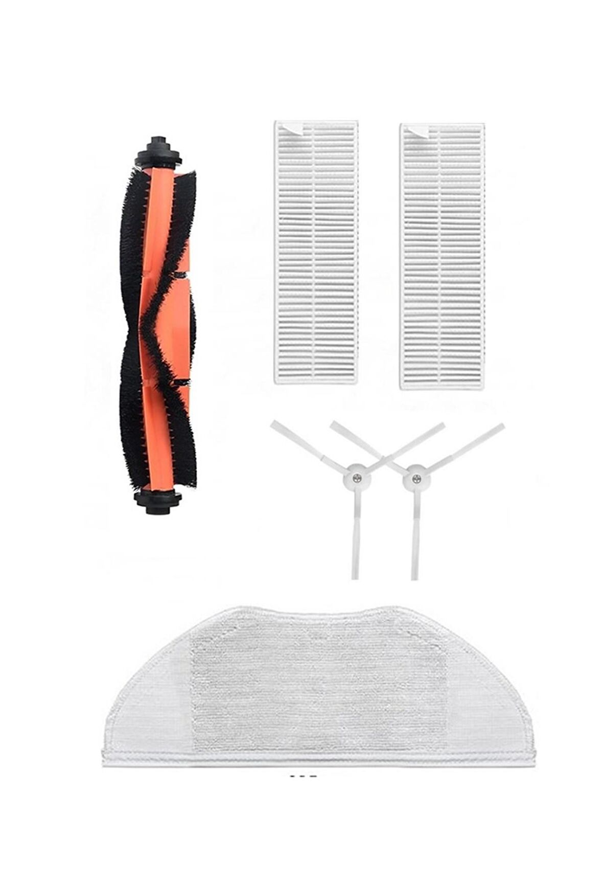 Xiaomi Vacuum Mop 2in1 Essential (MJSTG1) Robot Süpürge Uyumlu 6'lı Yedek Parça Seti