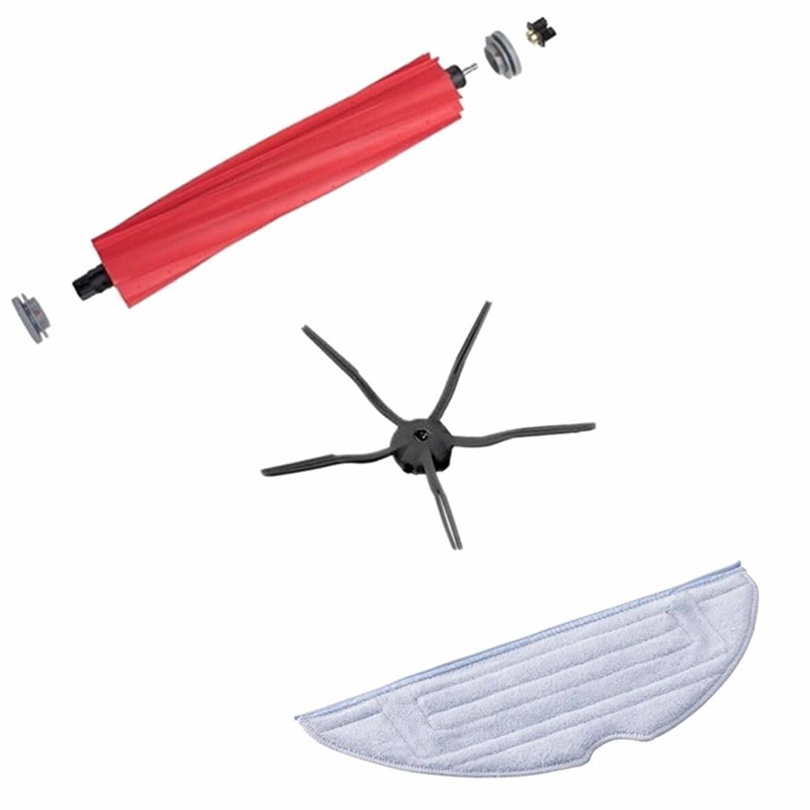 Roborock S7 Max V Robot Süpürge Uyumlu 3'lü -Yedek Parça Seti