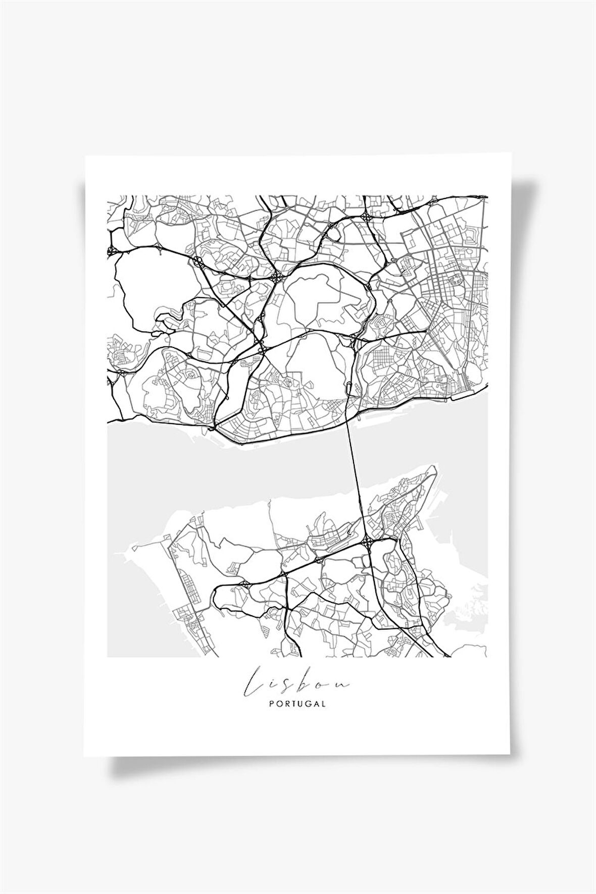 Lisbon City Map
