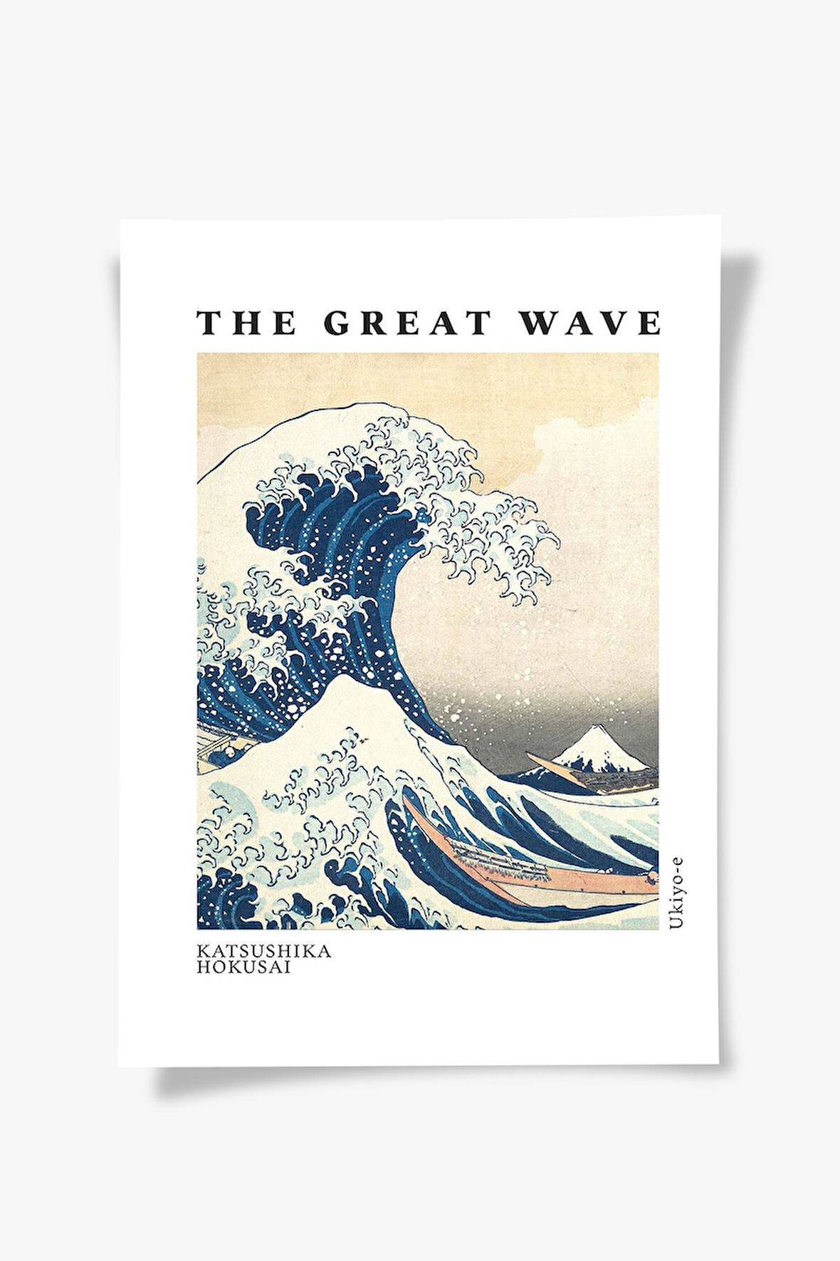 The Great Wave, Katsushika Hokusai | Ünlü Ressam Tablosu