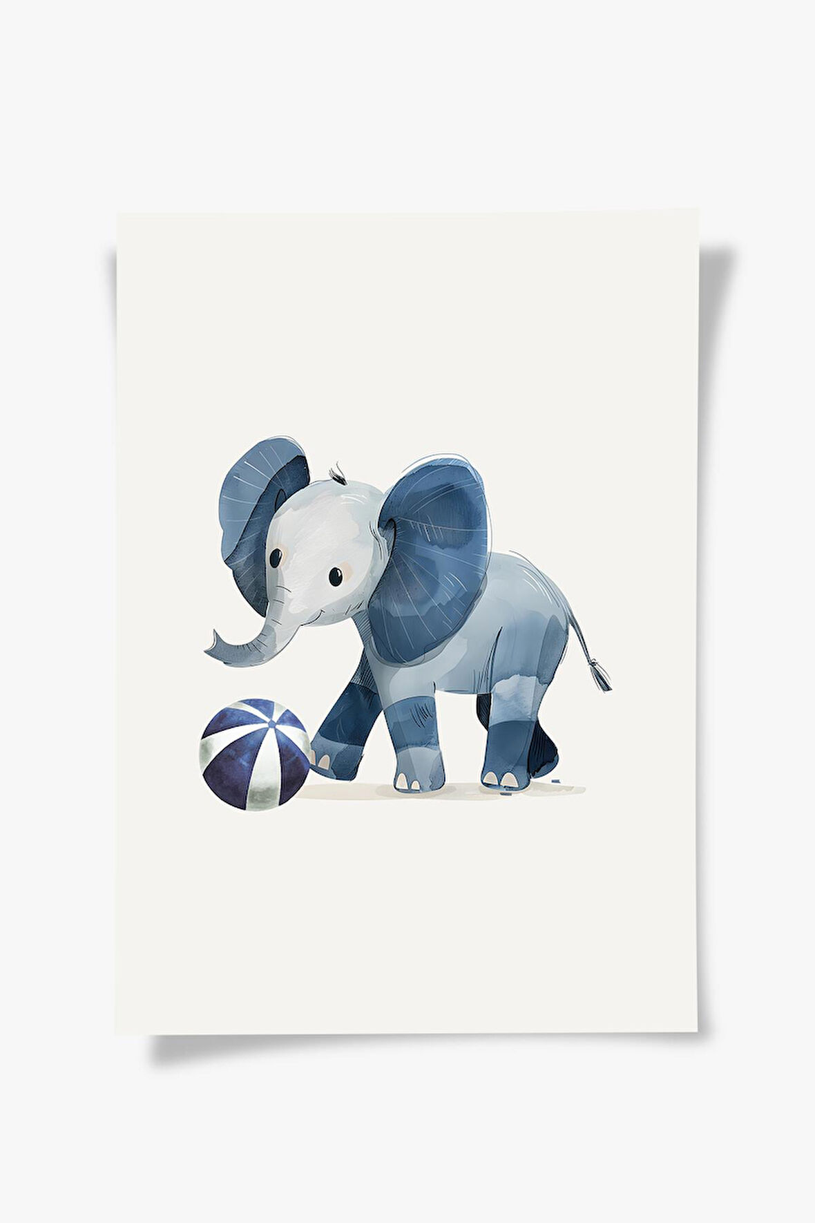 Blue Elephant | Çocuk Odası Tablo