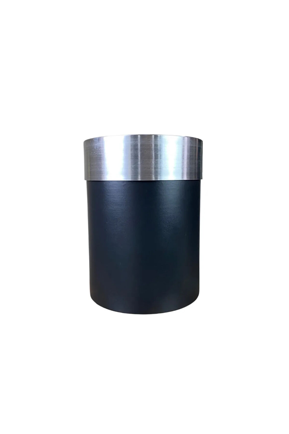 Gümüş Kemerli Siyah 40x30 Saksı