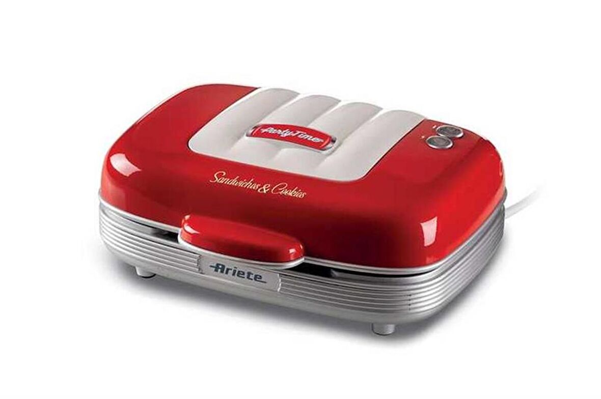 Ariete Party Time Sandwıch Makinesi 3 In One Red