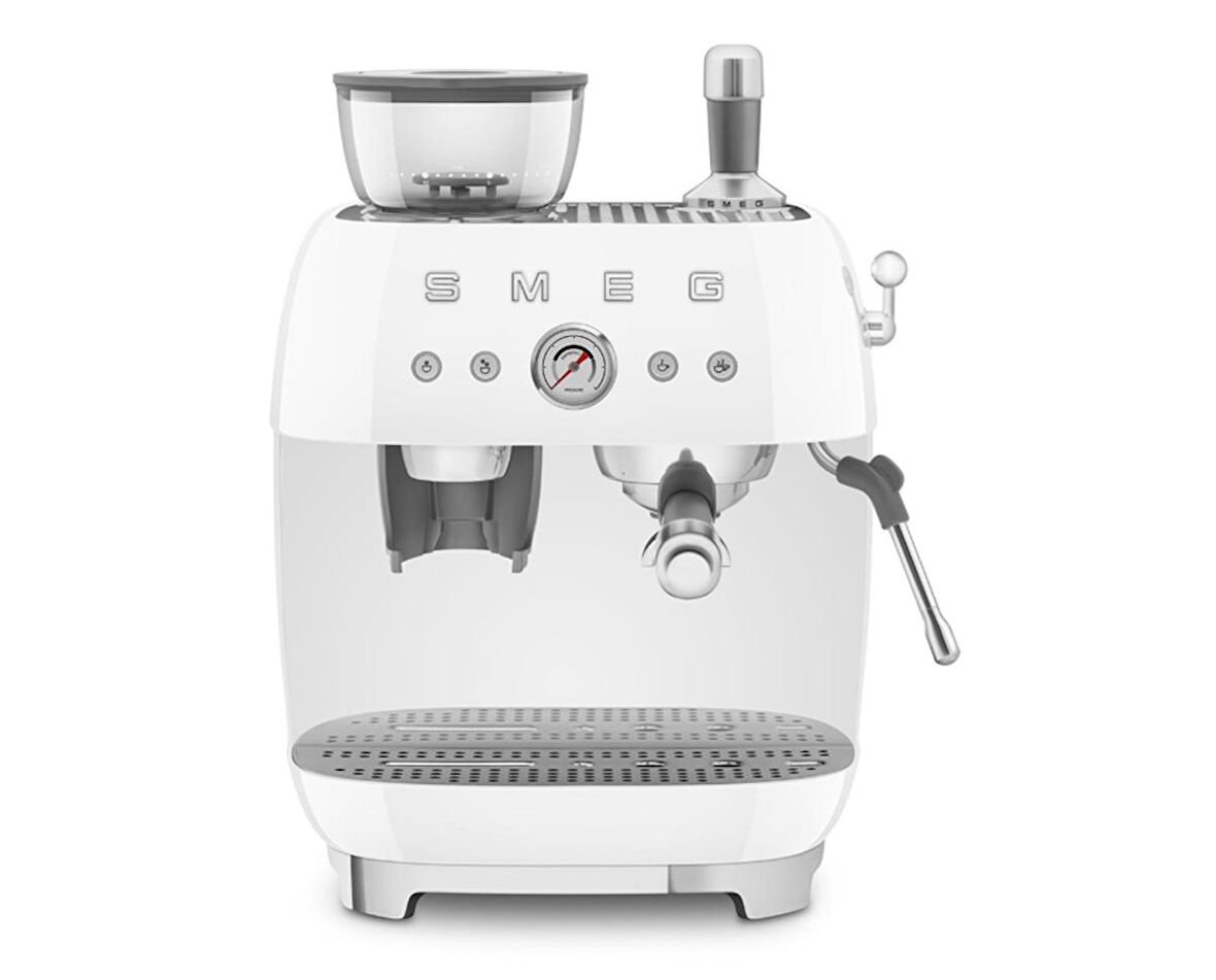  BEYAZ ÖĞÜTÜCÜLÜ ESPRESSO KAHVE MAKİNESİ ECF03BLEU
