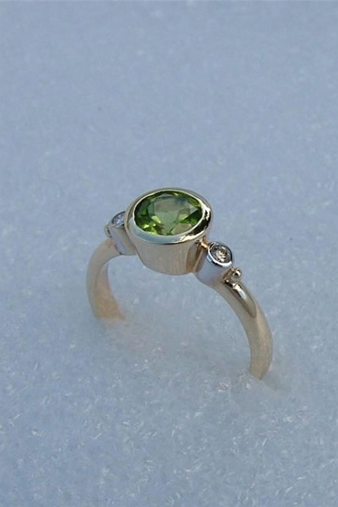 PERİDOT YEŞİM  DOĞAL TAŞ YÜZÜK - AK465