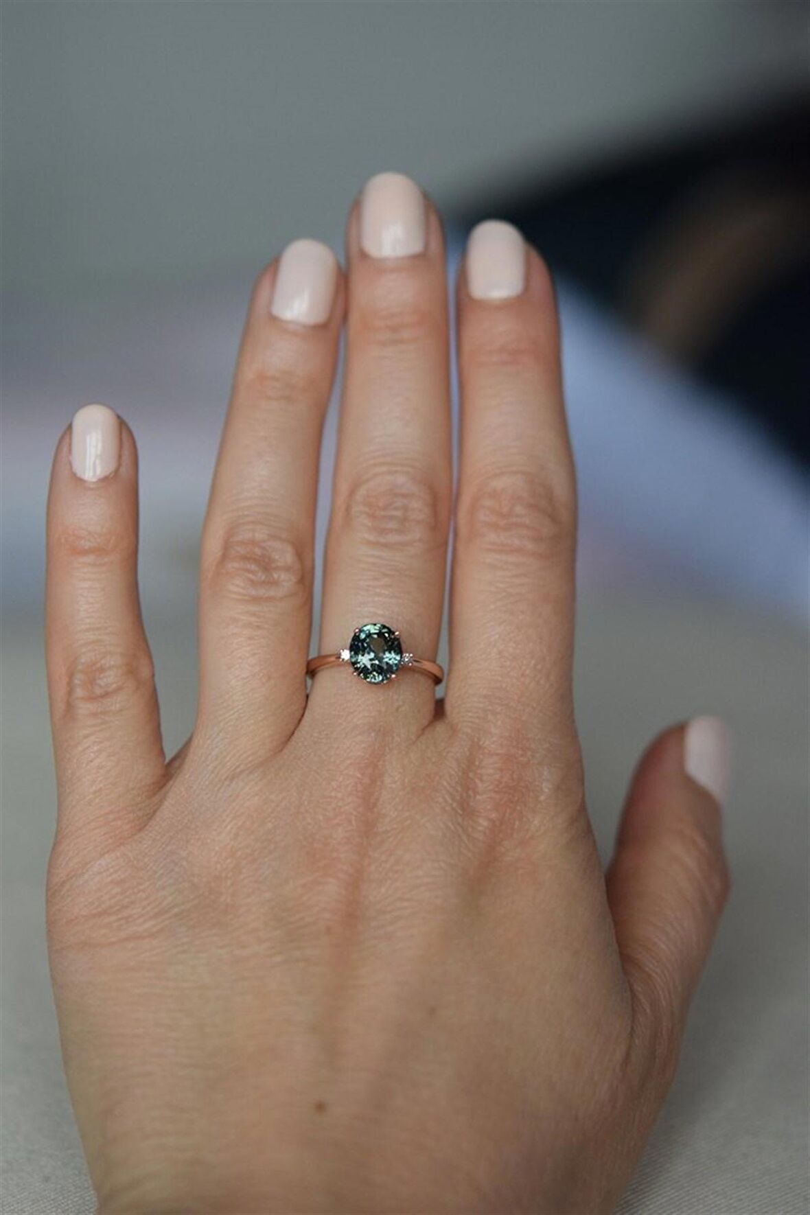 JADE NİŞAN  DOĞAL TAŞ YÜZÜK - AK439