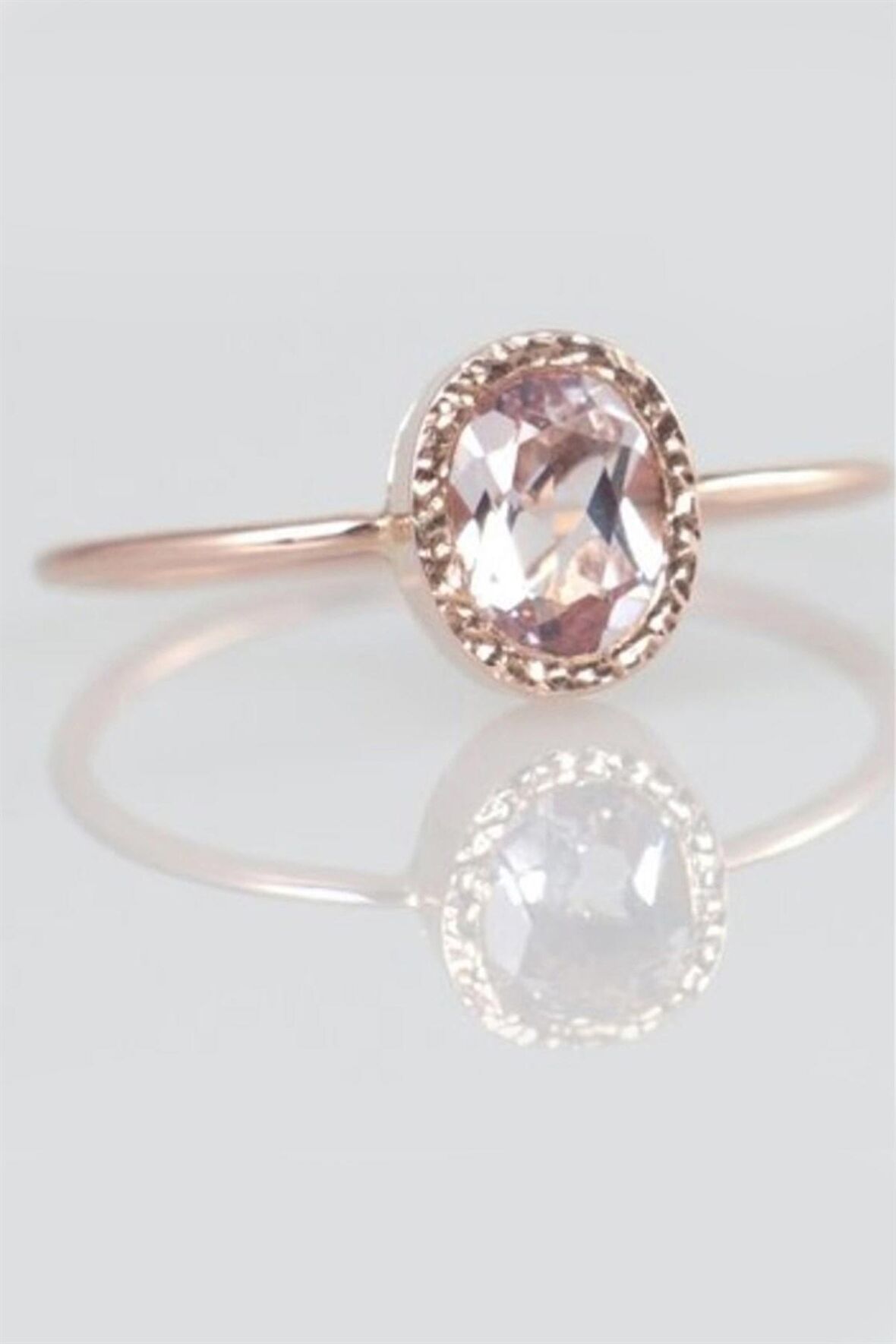 GARNET TAŞLI TEKTAŞ YÜZÜK - AK0091