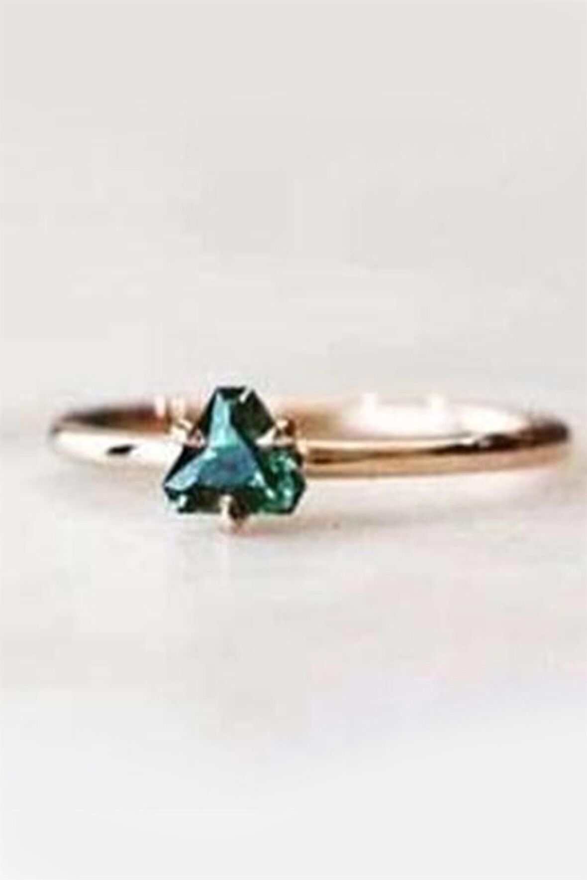 AMSTERDAM GREEN TOPAZ YÜZÜK - AK563