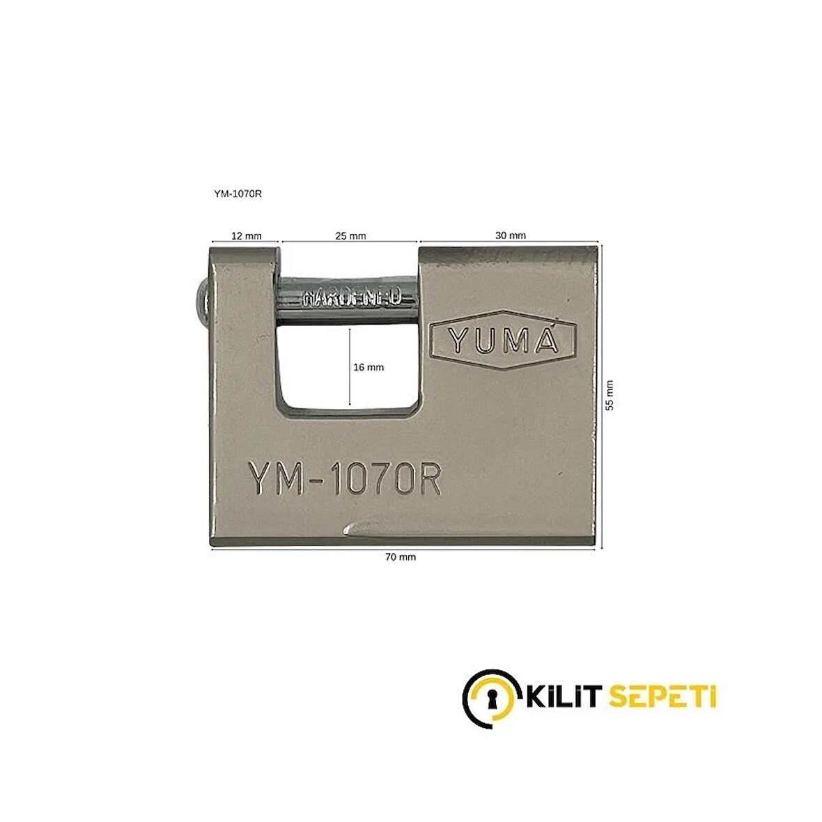 Yuma Kayar Milli Asma Kilit YM-1070R