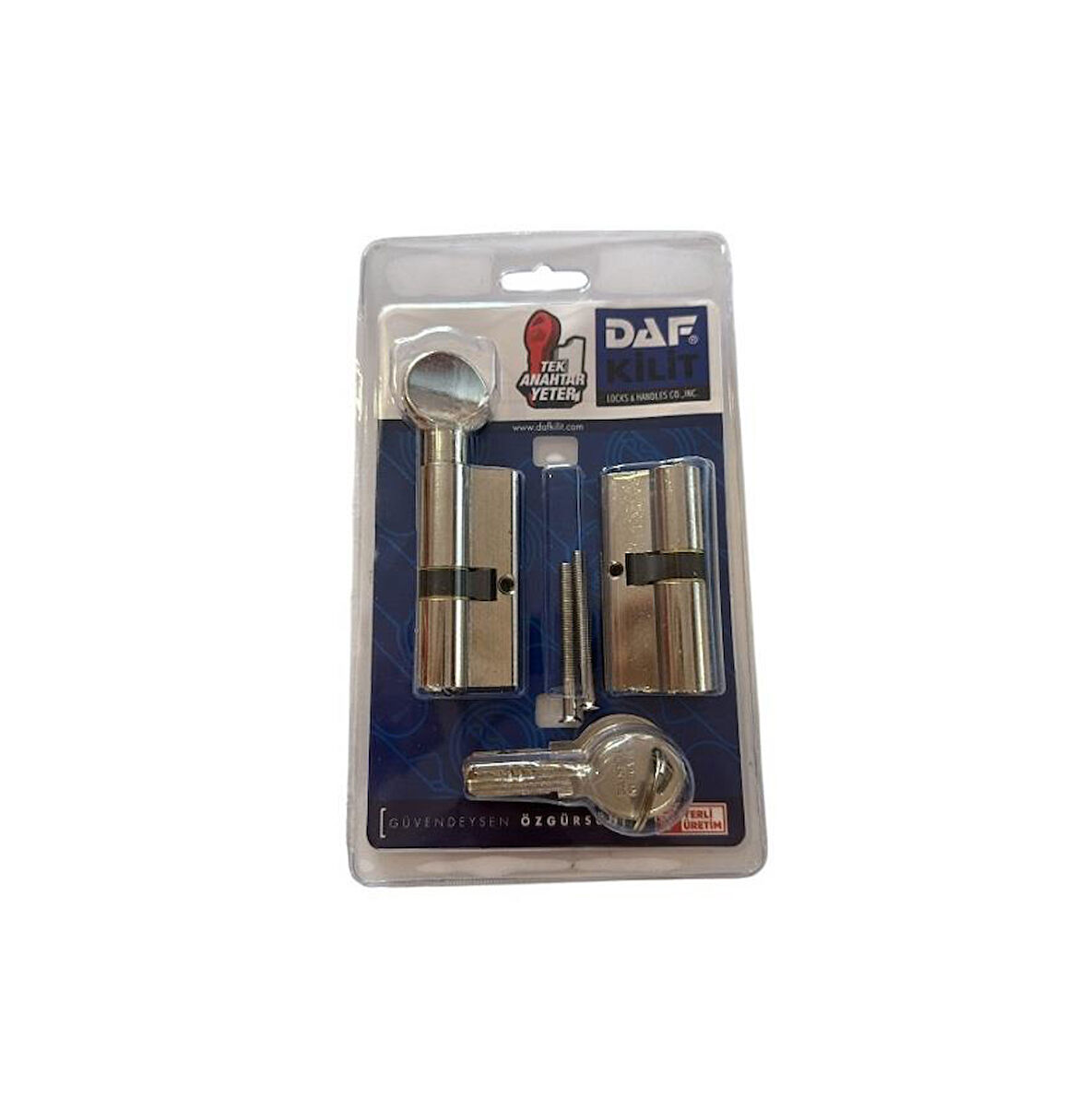 DAF Bilyalı+Bilyalı Topuzlu İkili Pas Sistem BLİSTERLİ NİKEL