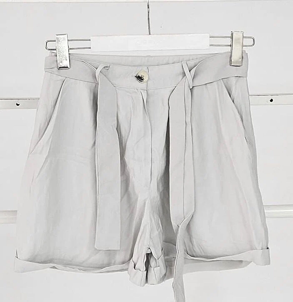 Tensel Kemerli Şort