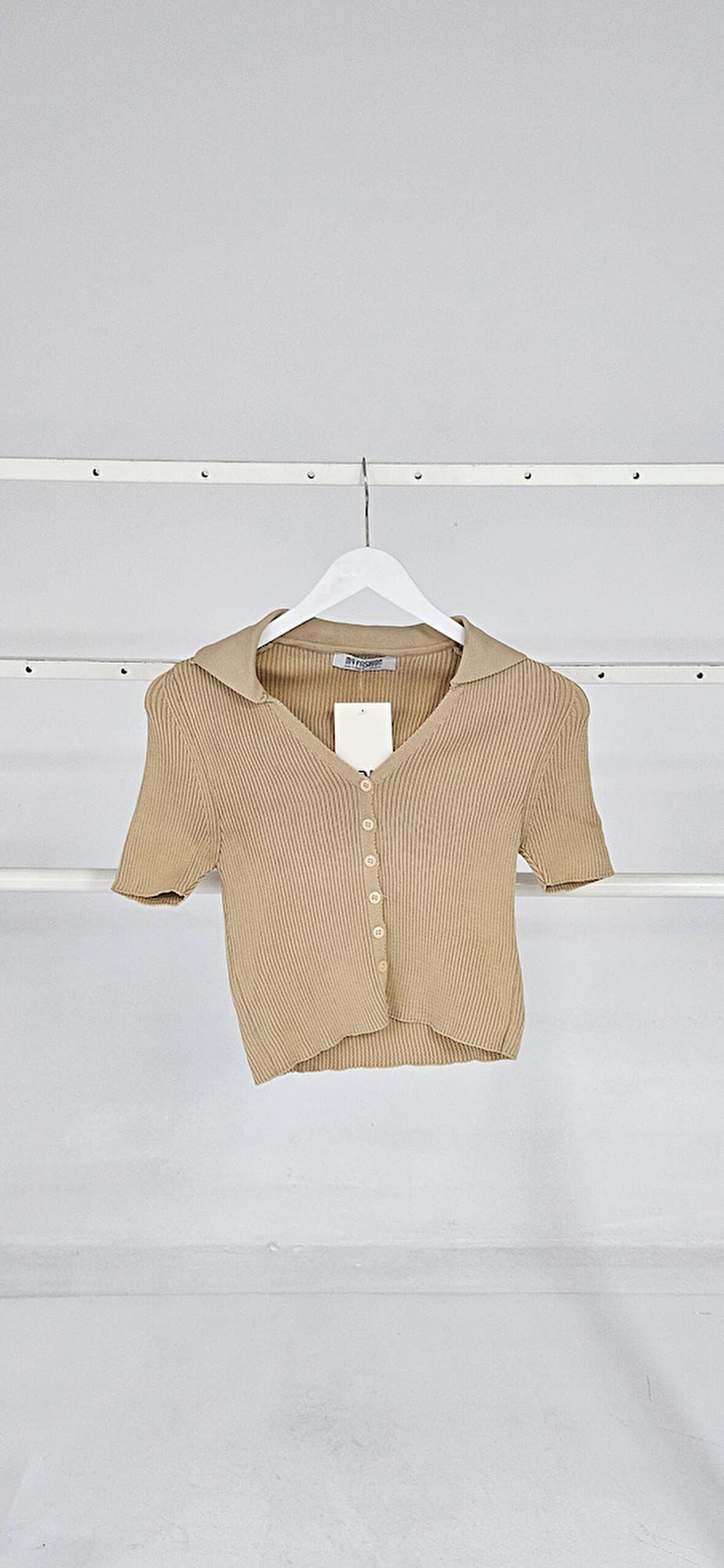 Kısa Kollu Triko Bluz