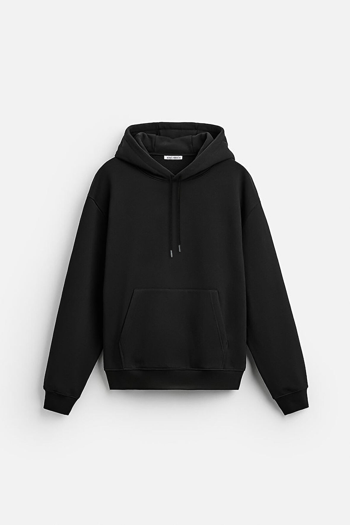 Kanguru Cepli Oversize Kalıp Unisex Düz Hoodie