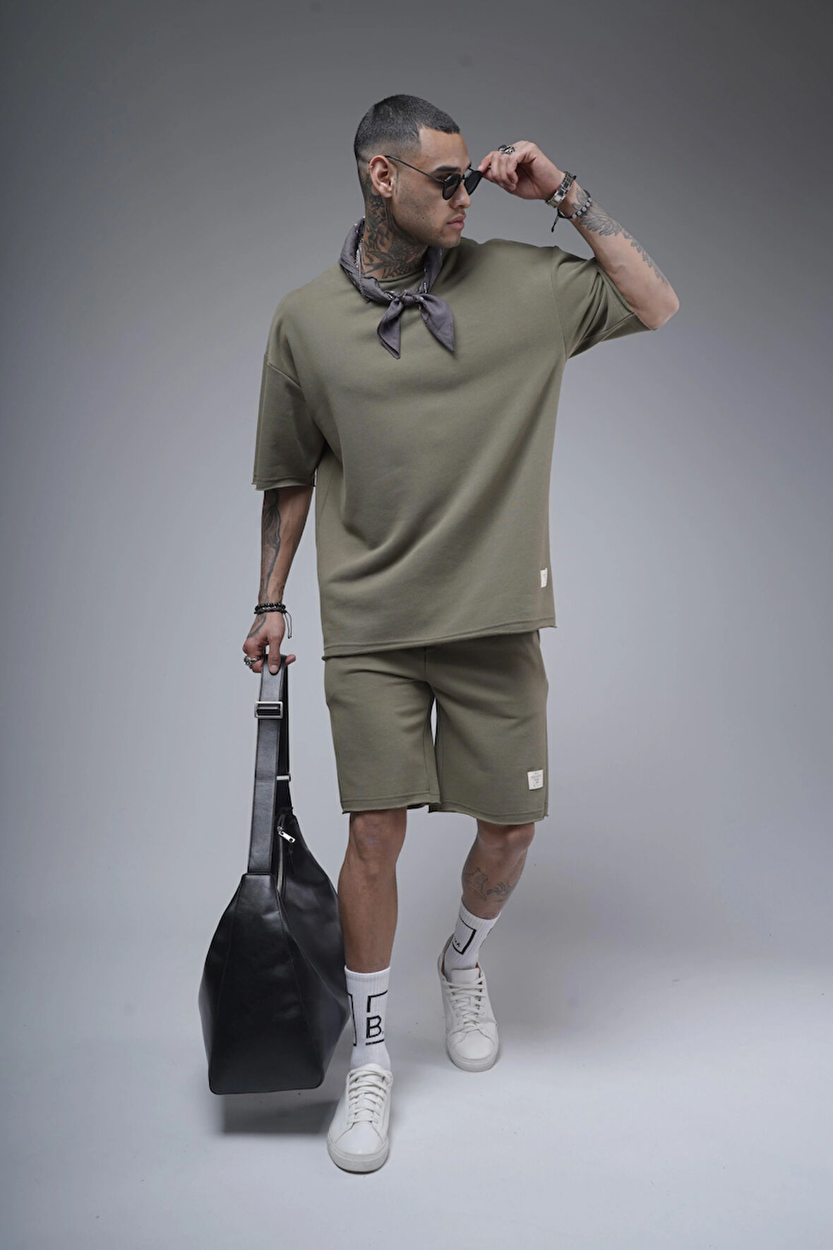 Pis Yaka Oversize Kalıp Unisex Alt Üst Takım