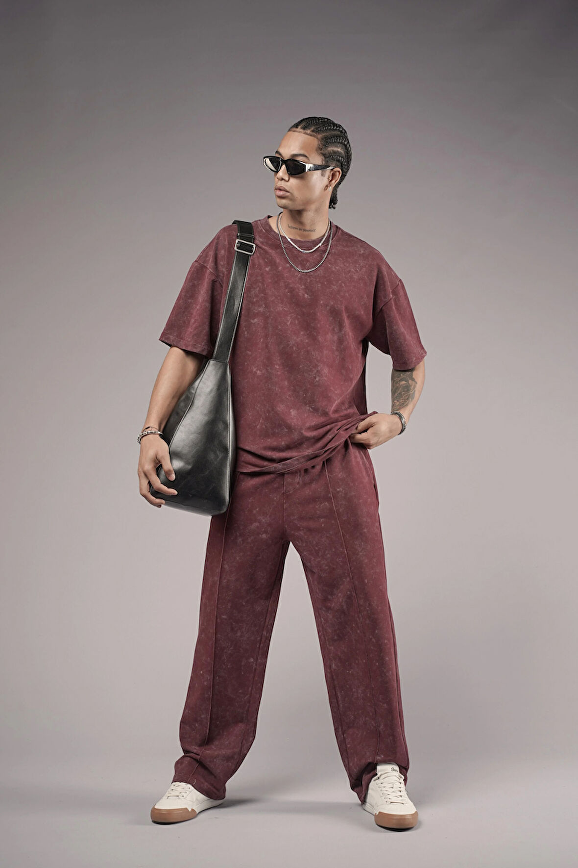 Yıkamalı Oversize Kesim Alt Üst Takım