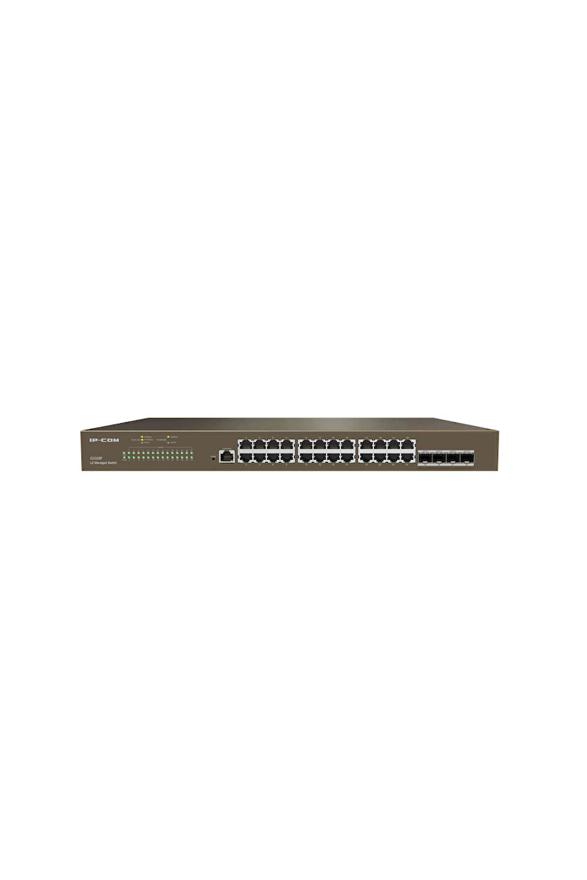 Ip-Com - G3328F Cloud Managed,L2, 24 X 10/100/1000 Base-T Ethernet Ports 4 X 100/1000 Base-X Sfp Ports