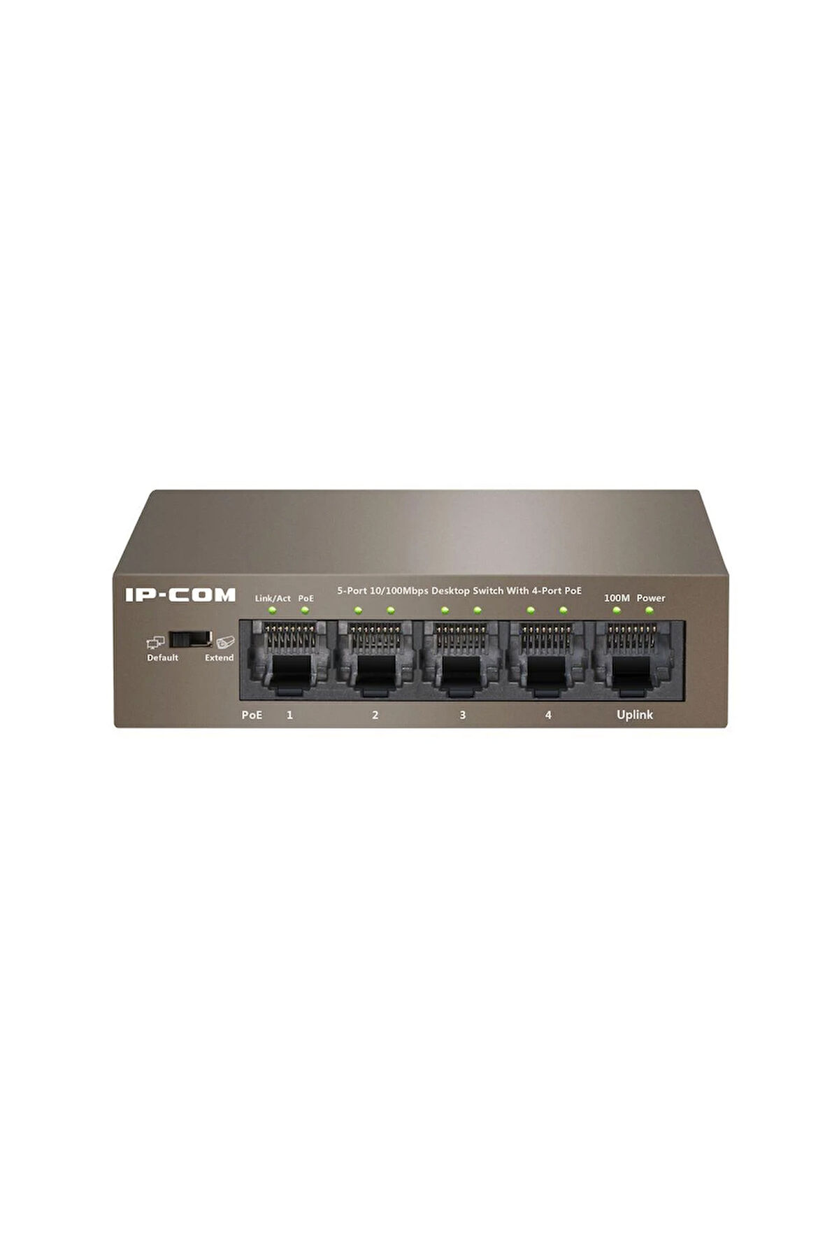 IP-COM F1105P-4-63W - 5* 10/100Mbps Desktop Poe+ Switch