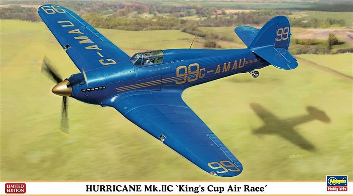 Hasegawa 9967 1/48 Ölçek, Hurricane Mk.IIC King Cup Air Race (Limited Edition), Savaş Uçağı Plastik Model Kiti