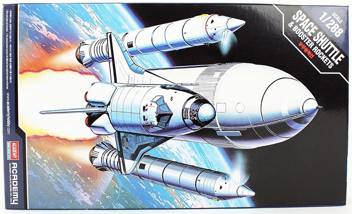 Academy 12707 1/288 Ölçek, Uzay Mekiği ve Roketleri, Plastik Model kiti