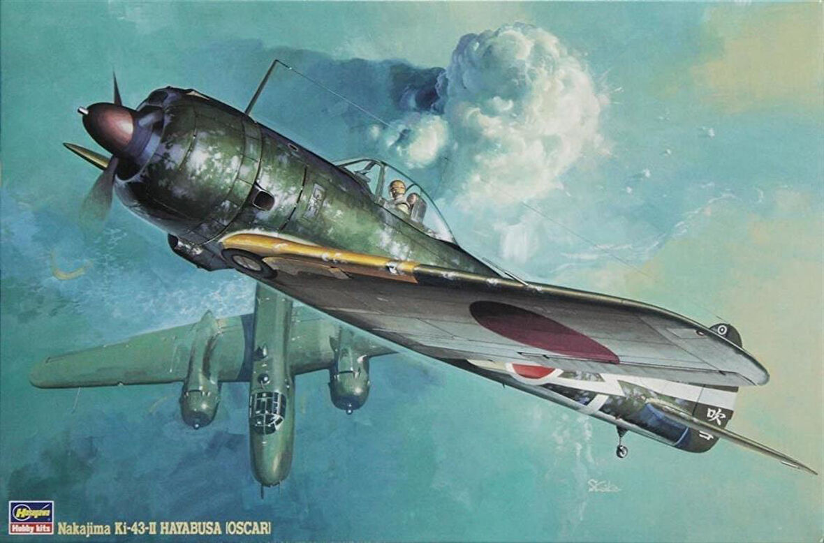 Hasegawa ST3 8053 1/32 Ölçek, Ki-43-II Hayabusa (Oscar), Savaş Uçağı Plastik Model Kiti