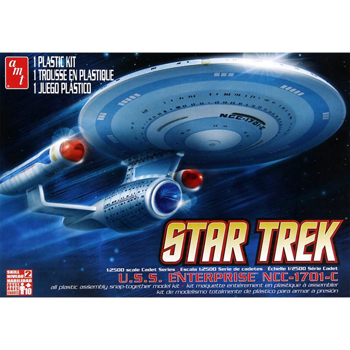 AMT 661 1/2500 Ölçek, Star Trek Enterprise 1701-C Uzay Aracı, Plastik Model kiti