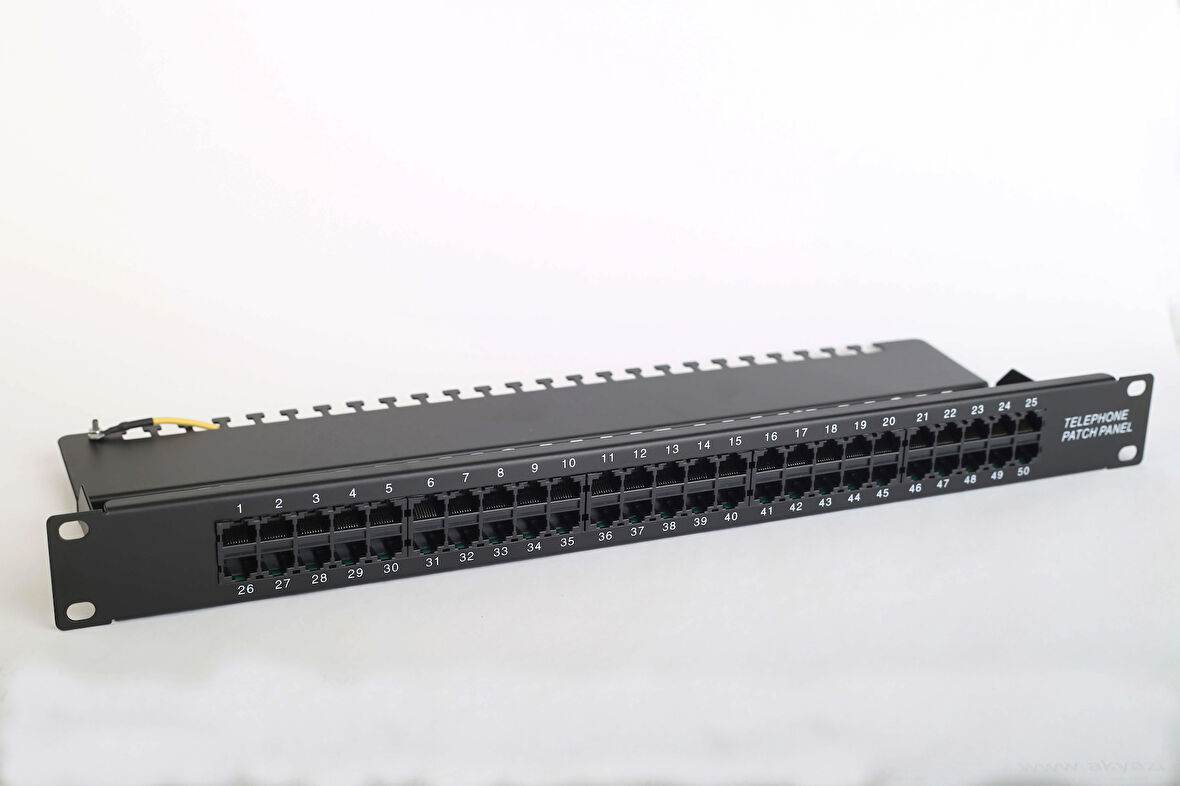 50 Port Isdn Telefon Patch Panel