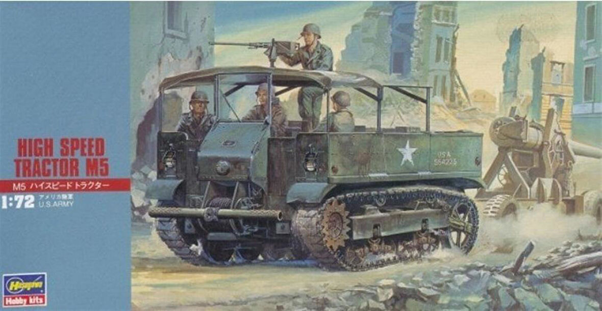 Hasegawa MT23 31123 1/72 Ölçek, M5 Yüksek Hızlı Traktör, Plastik Model Kiti