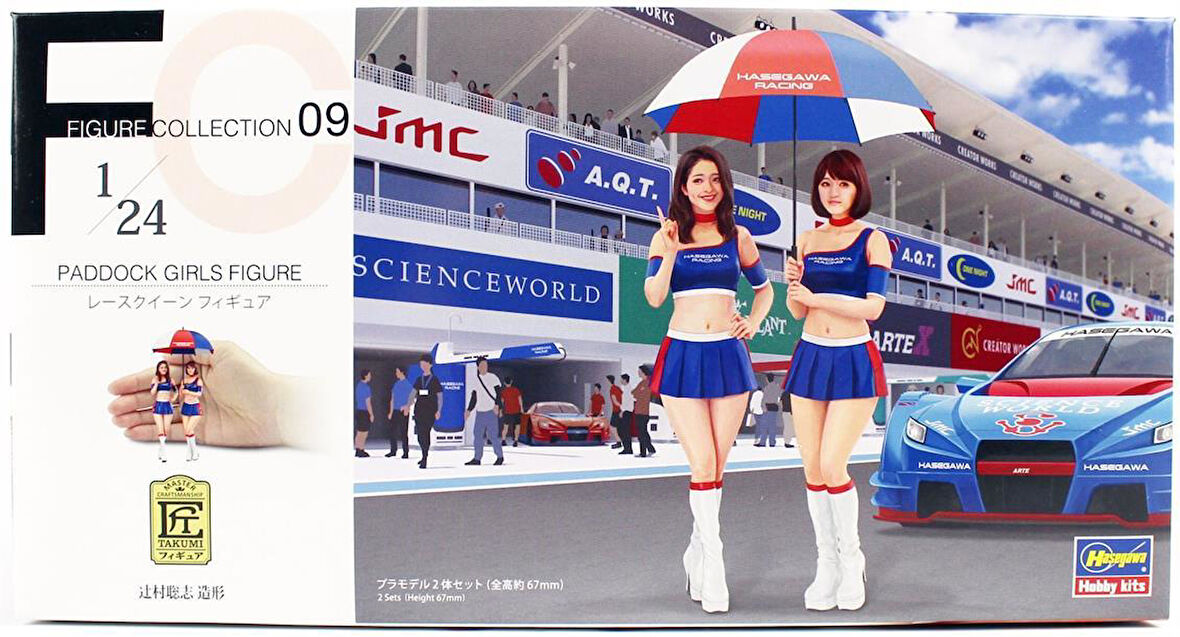 Hasegawa FC9 29109 1/24 Ölçek, Padok Kızları, Plastik Model Kiti