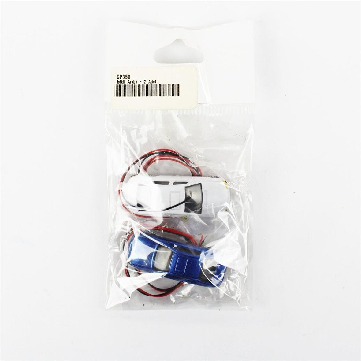 CP Model EC100-4 1/100 Ölçek, Işıklı Araba Maketi, 2 Adet