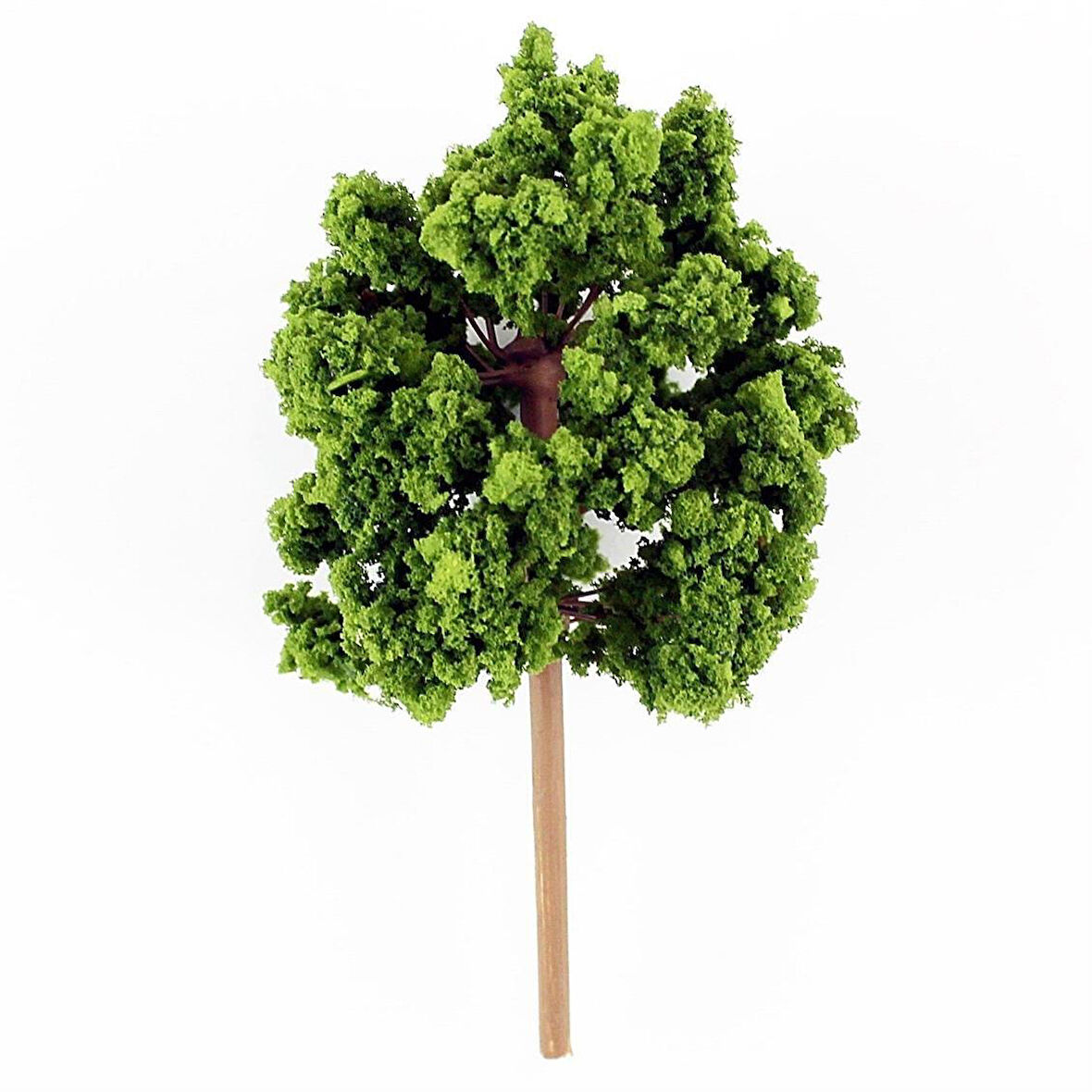 Hobbytime 9 Cm. Yuvarlak Formlu Yaz Yeşili Ağacı Modeli, 2 Adet
